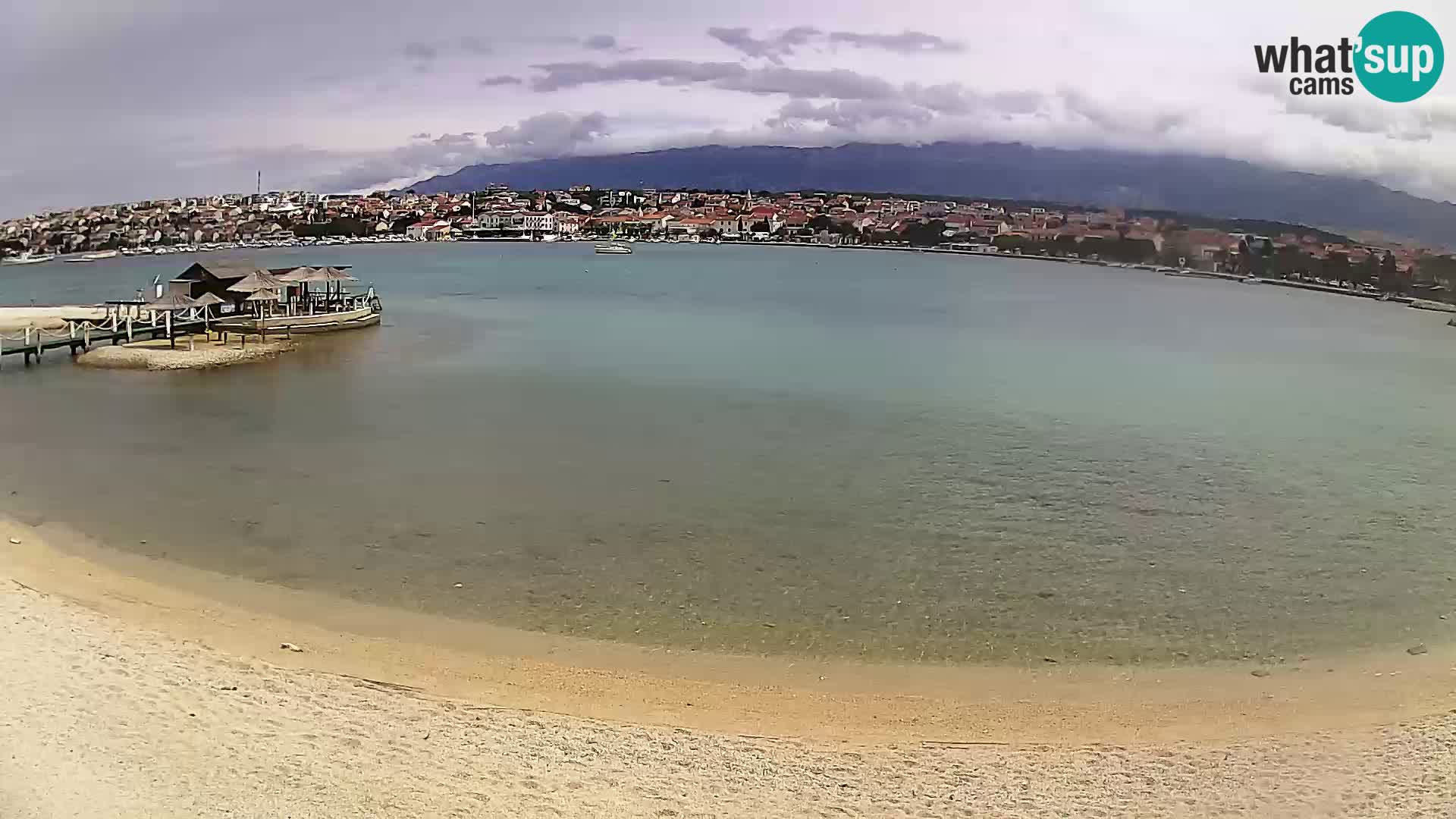Novalja Kamera u živo – gradska plaža