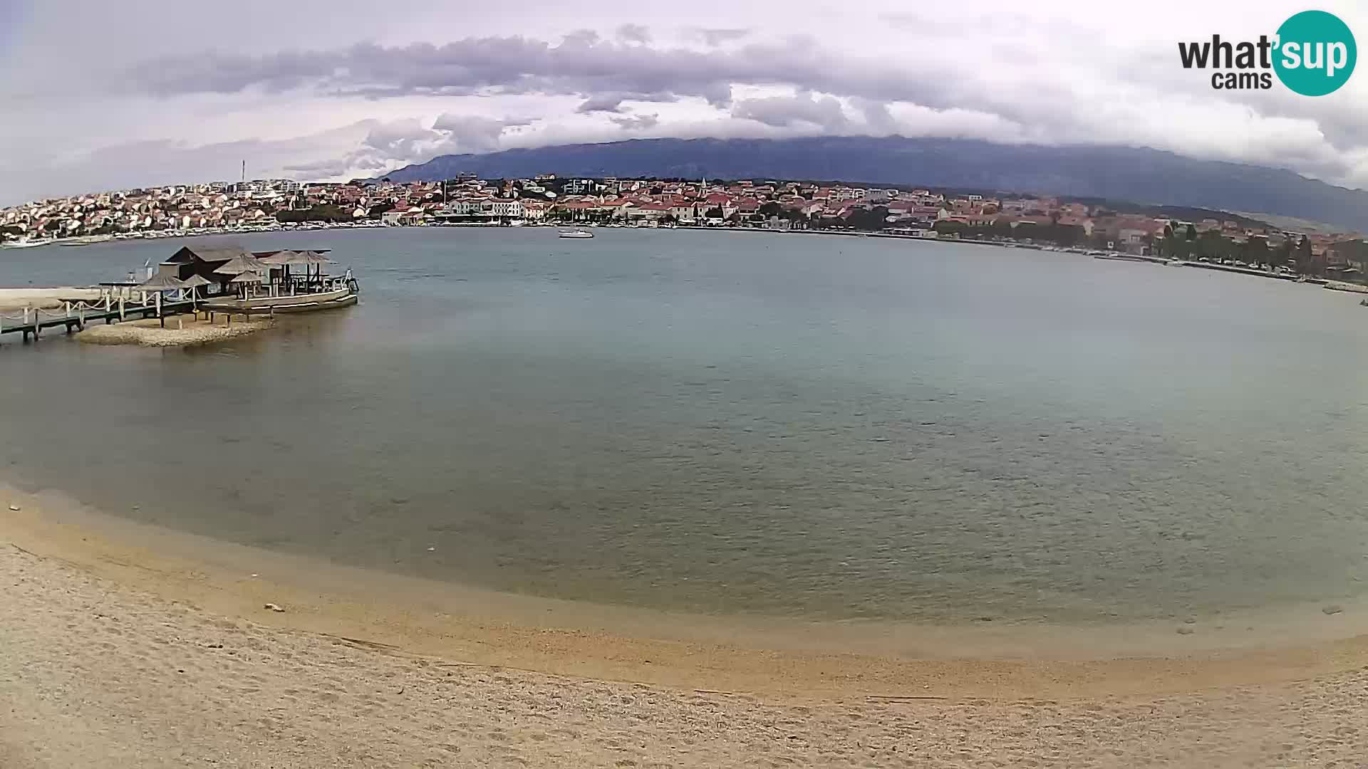Live webcam Novalja – The Town beach