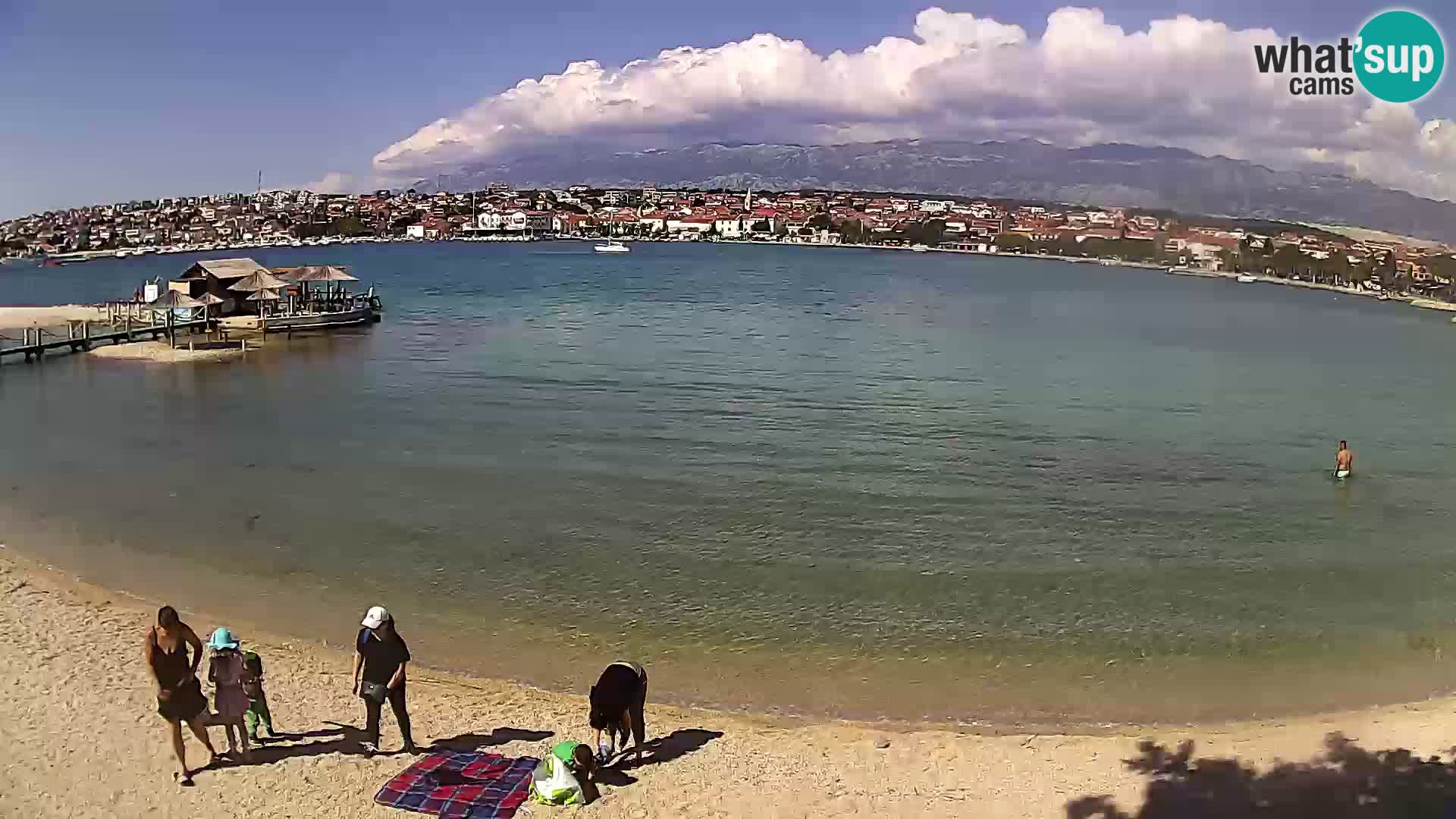 Novalja Kamera v živo – mestna plaža
