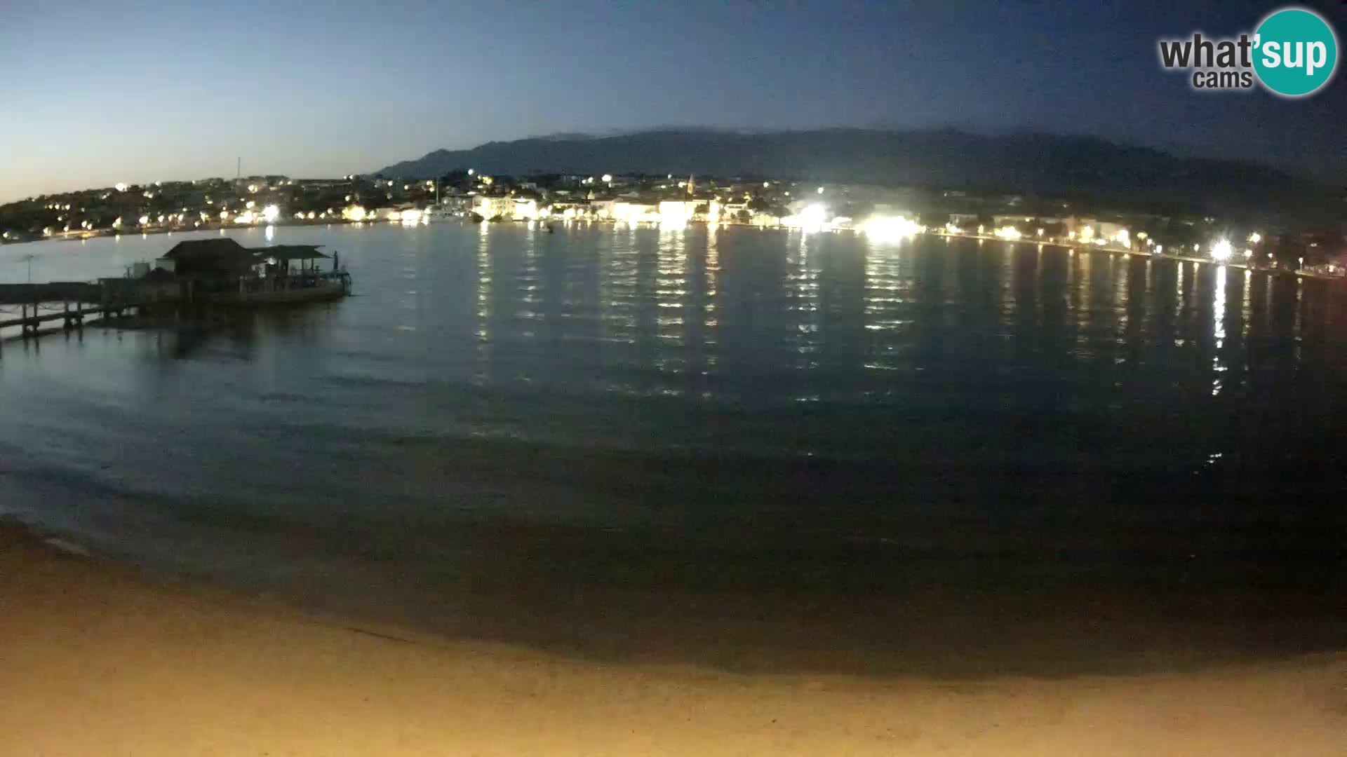 Novalja Kamera v živo – mestna plaža