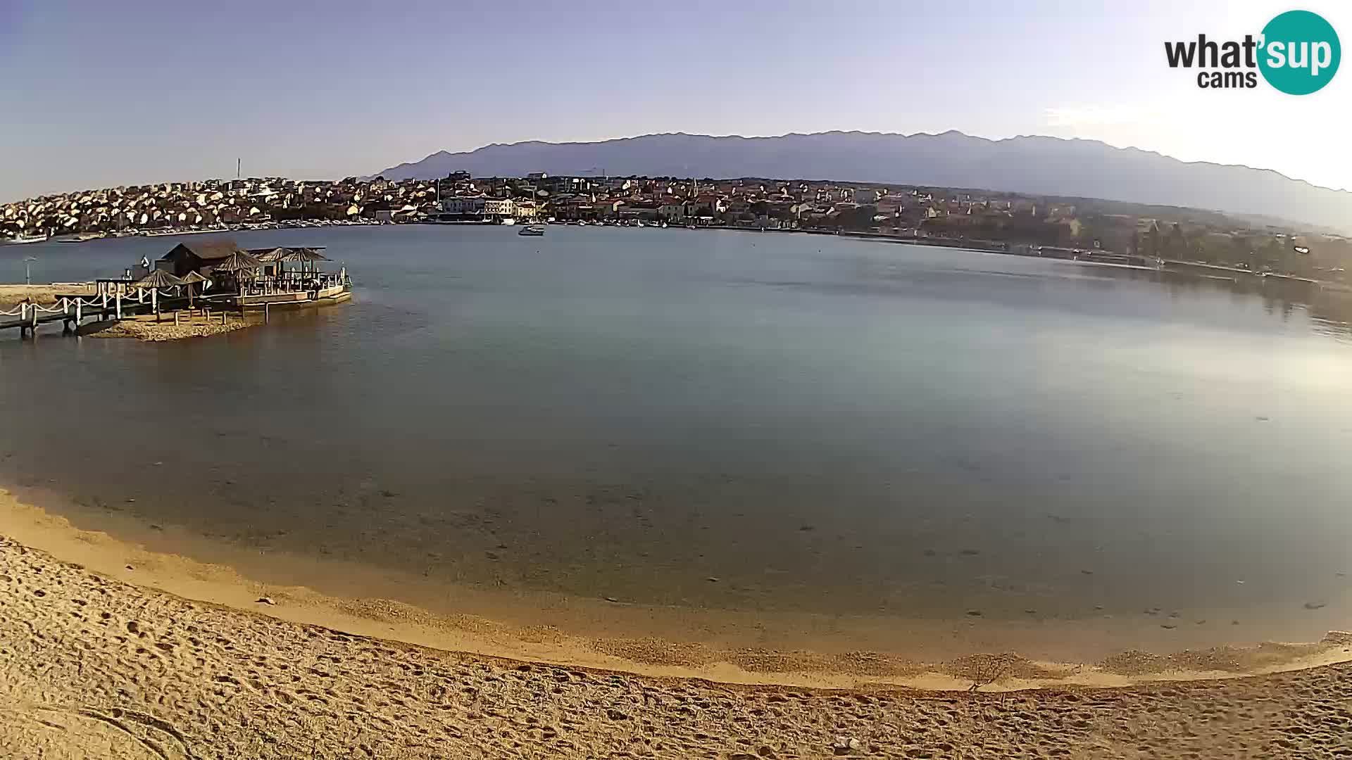 Novalja Kamera u živo – gradska plaža