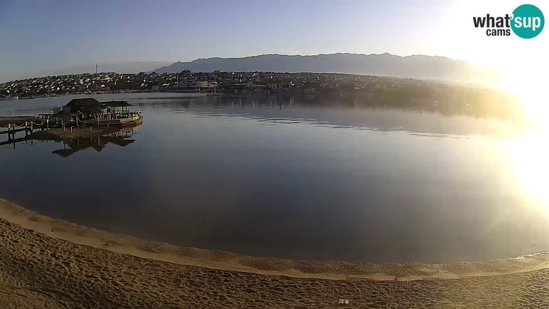 Live webcam Novalja – The Town beach