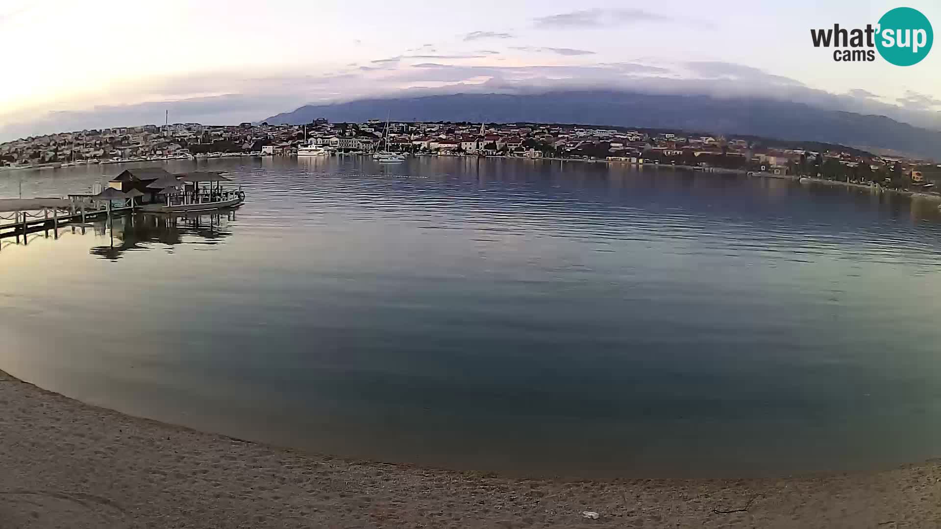 Novalja Kamera v živo – mestna plaža