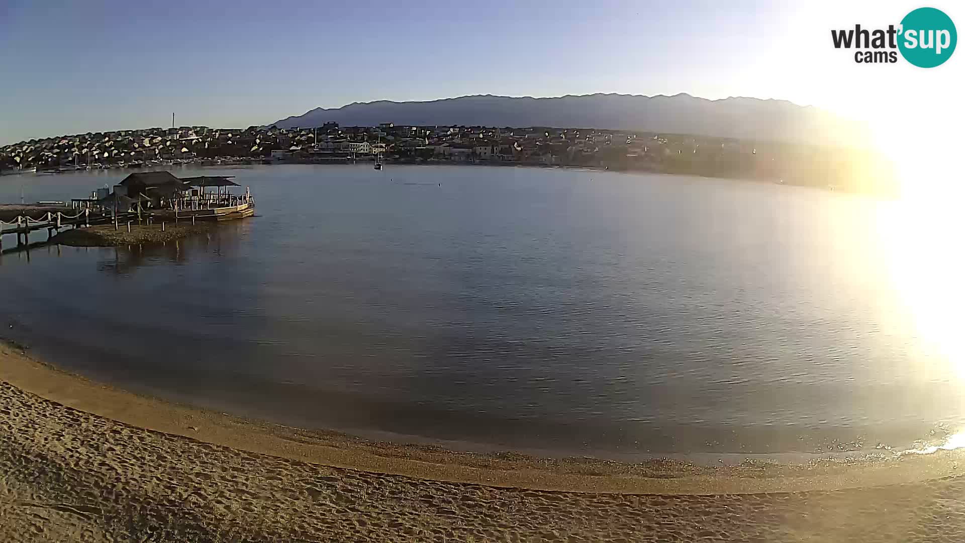 Novalja Kamera u živo – gradska plaža