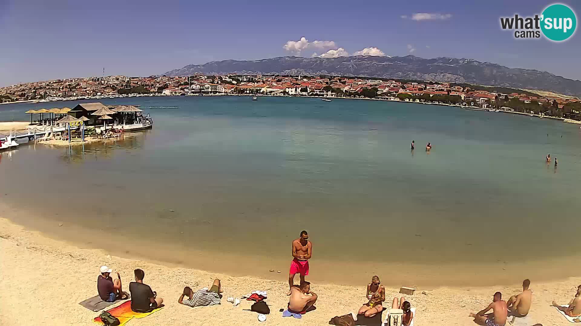Live webcam Novalja – The Town beach