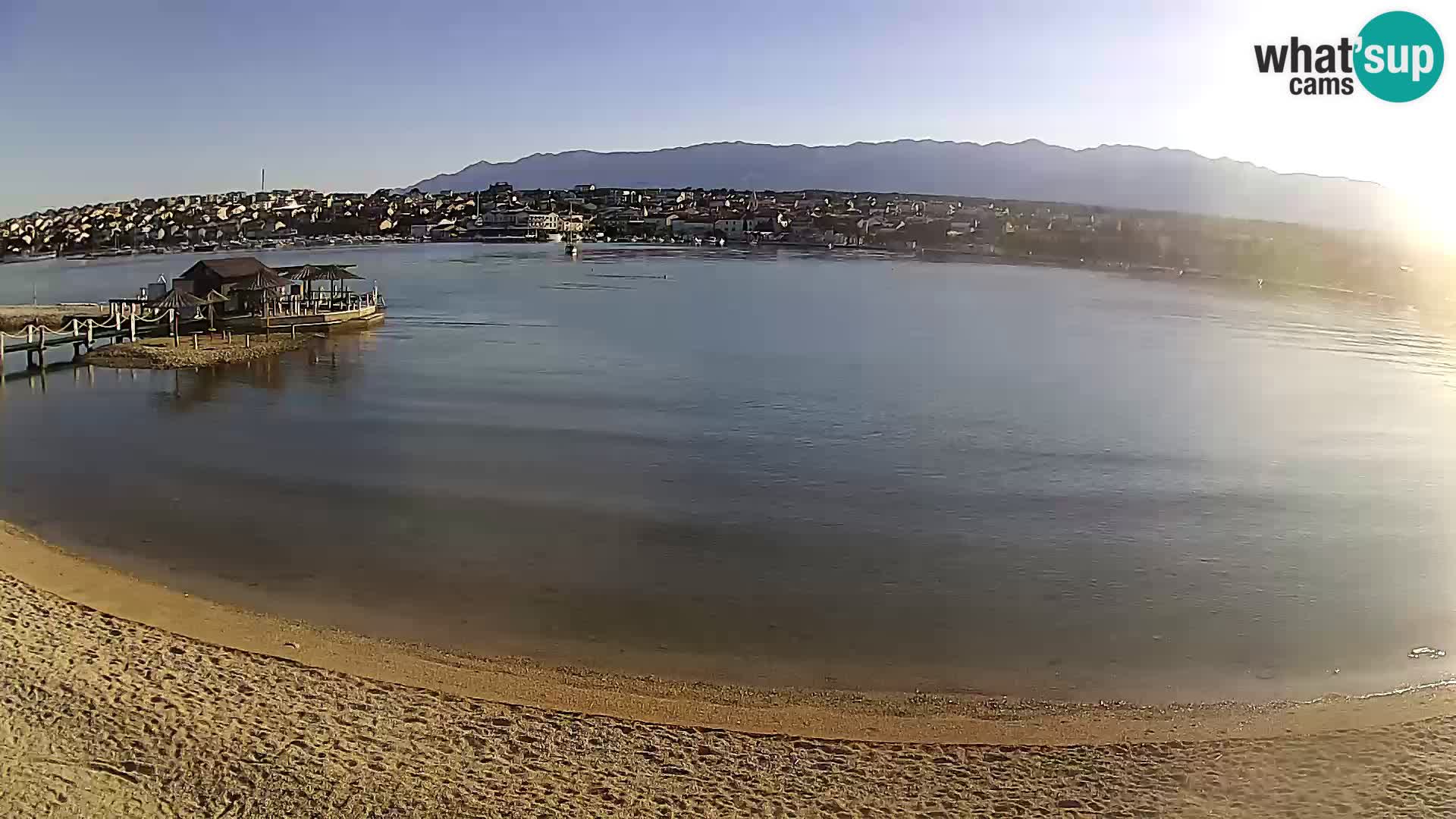 Novalja Kamera u živo – gradska plaža