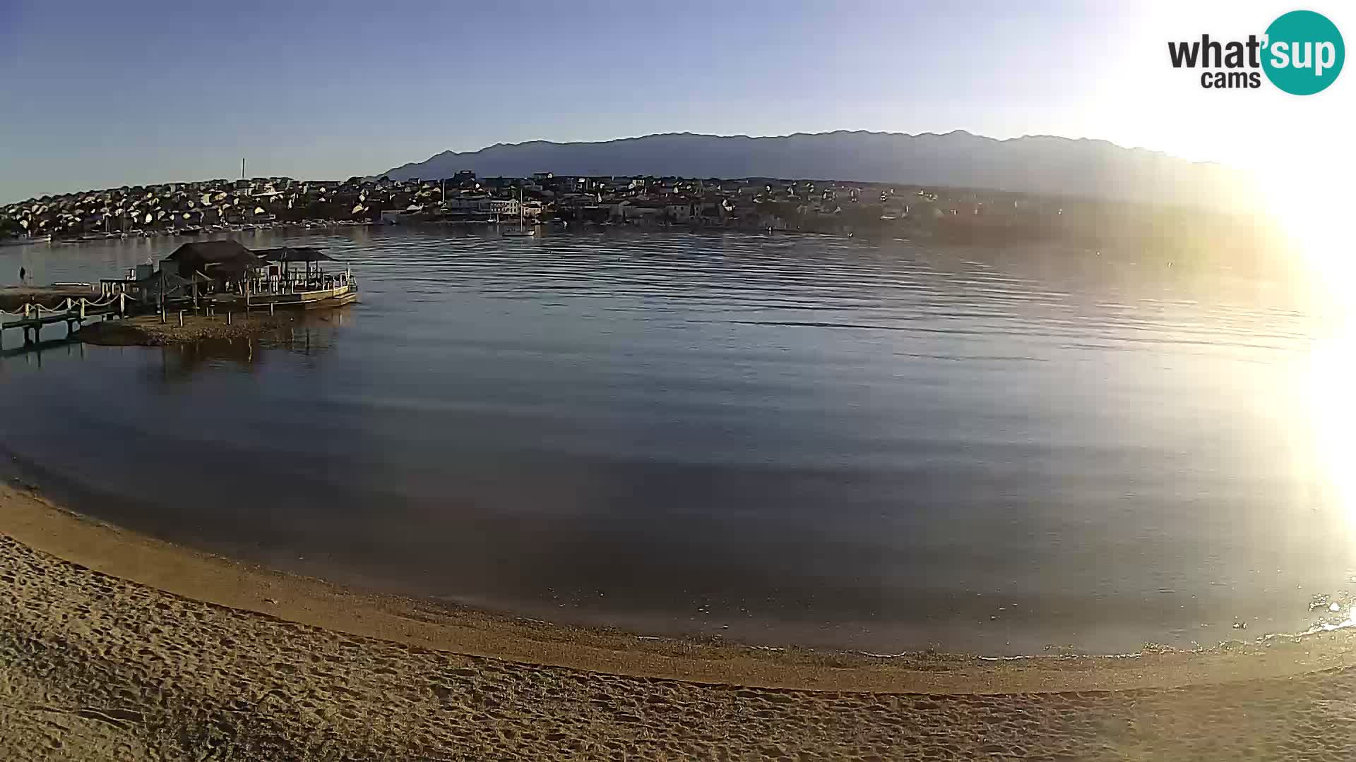 Novalja Kamera v živo – mestna plaža