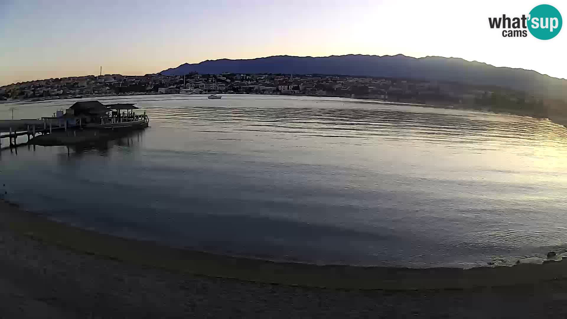 Novalja Kamera v živo – mestna plaža