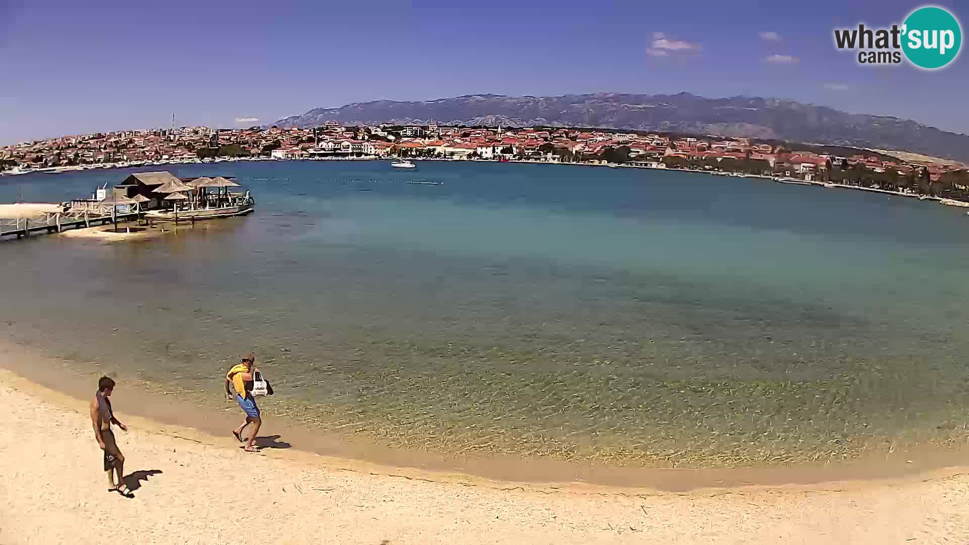Novalja Kamera v živo – mestna plaža