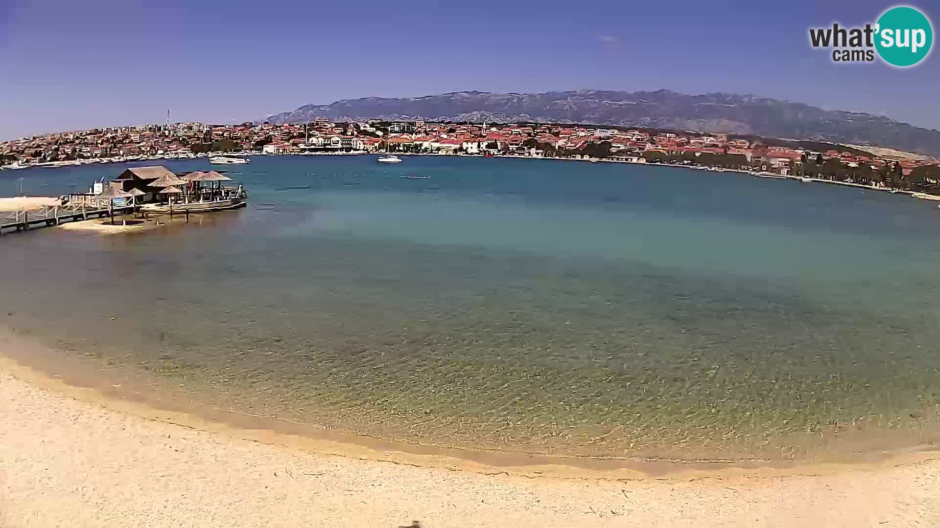 Live webcam Novalja – The Town beach