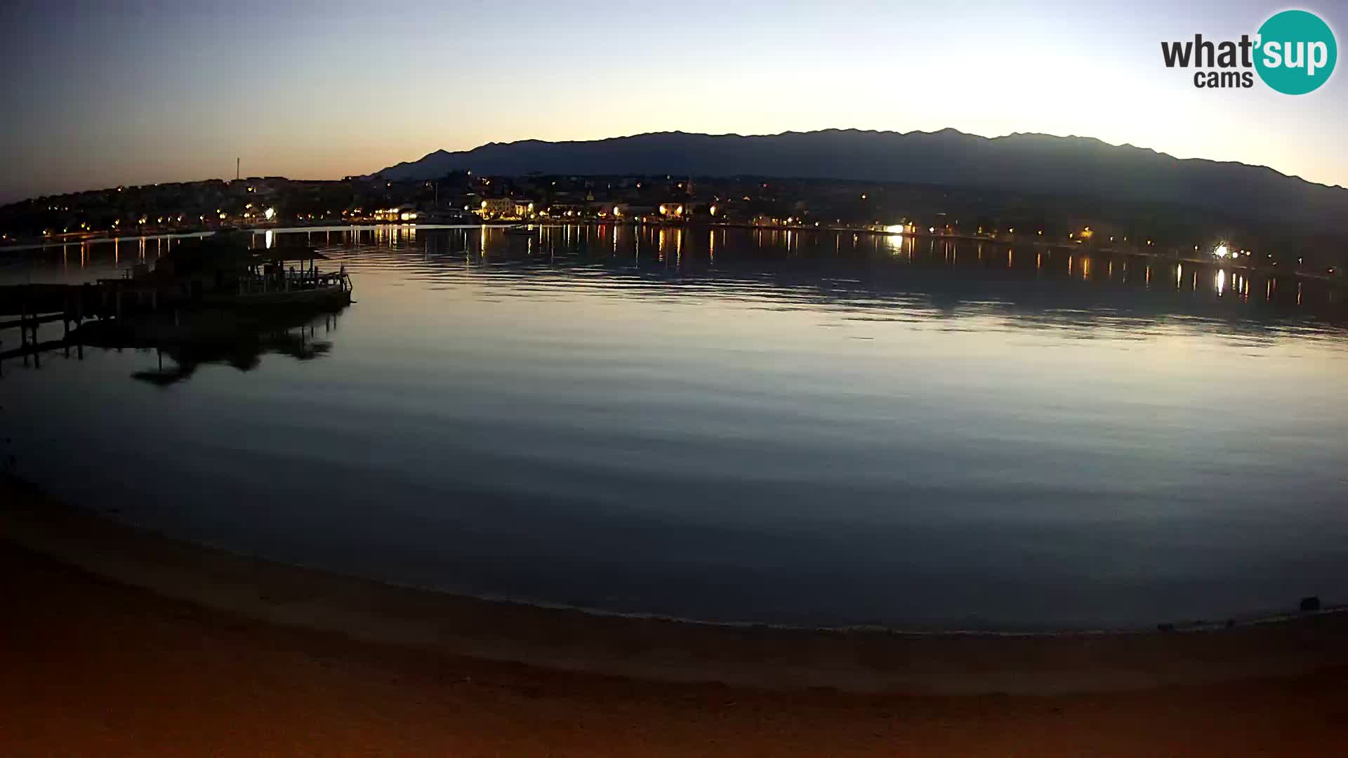 Novalja webcam – spiaggia cittadina