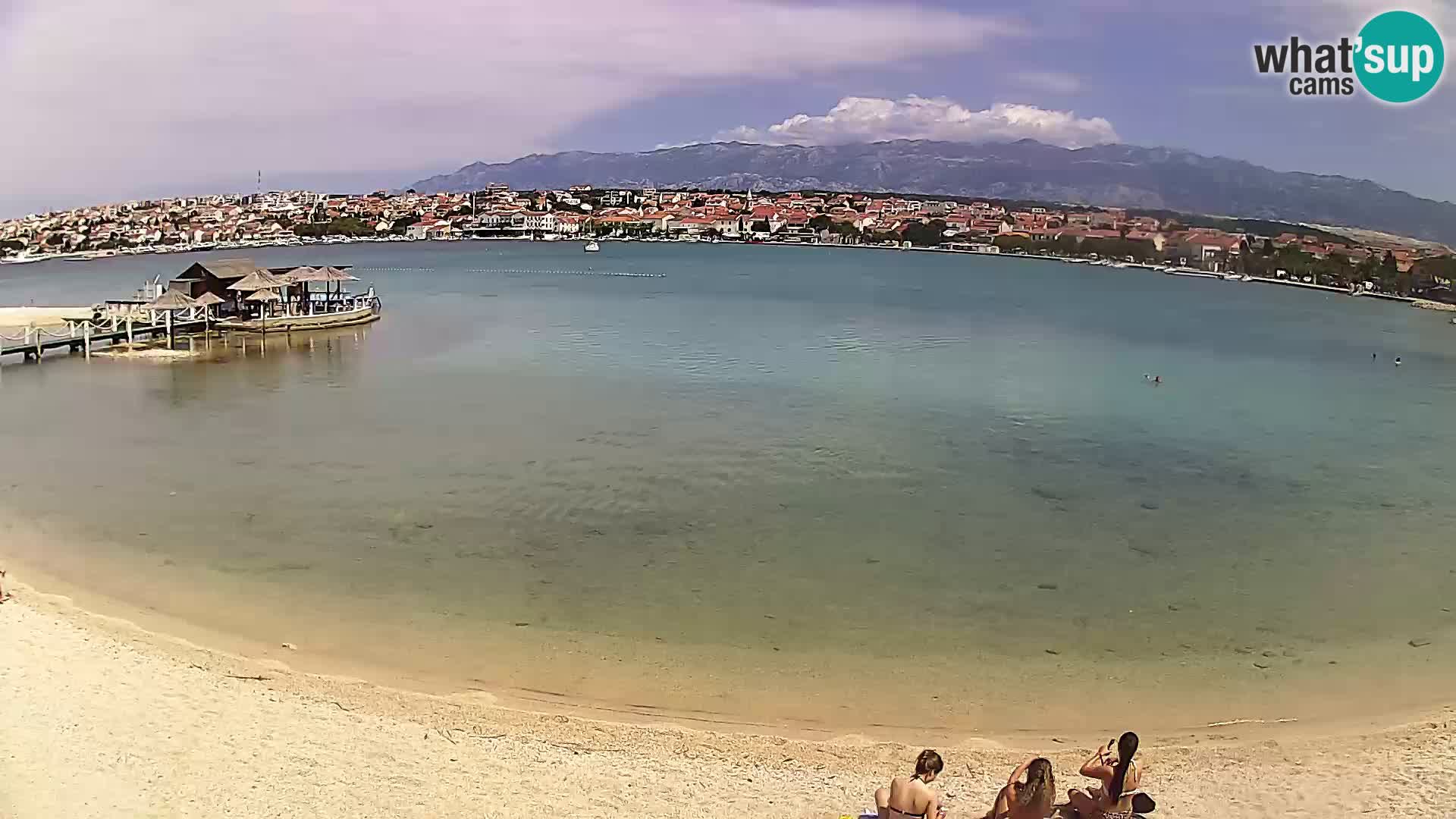 Live webcam Novalja – The Town beach