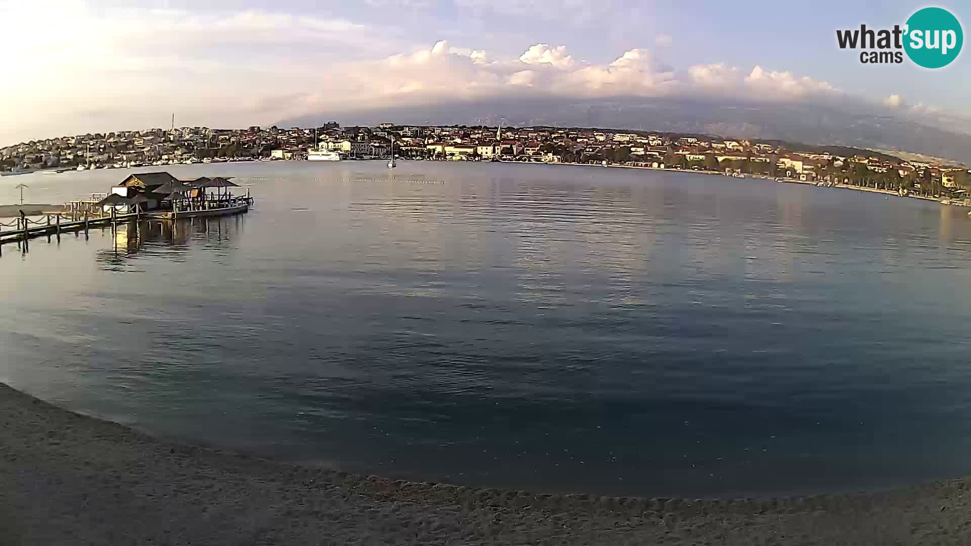 Live webcam Novalja – The Town beach