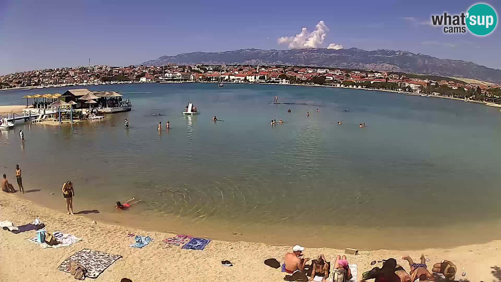 Novalja webcam – spiaggia cittadina