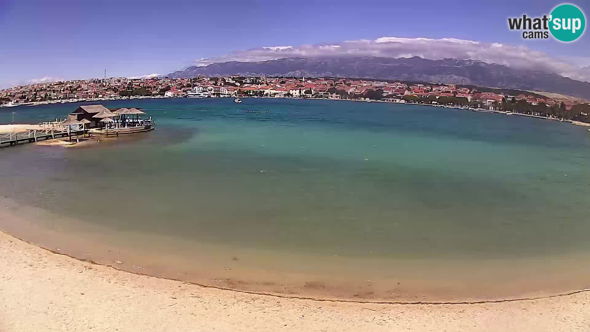 Live webcam Novalja – The Town beach