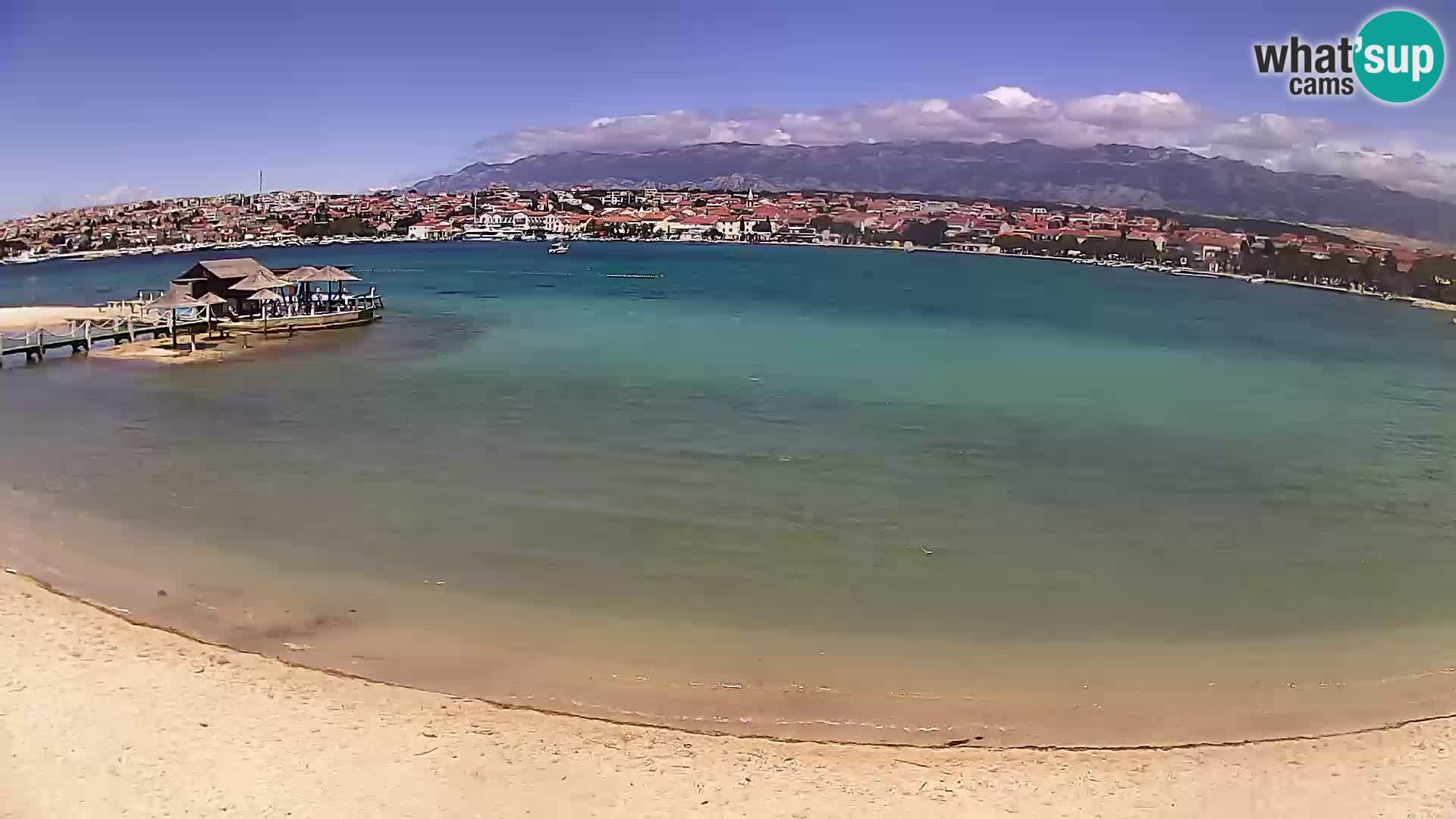 Novalja Kamera v živo – mestna plaža