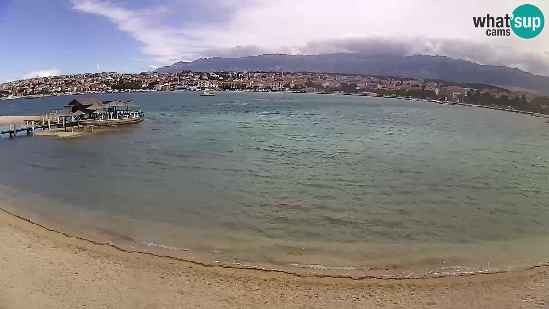 Novalja Kamera v živo – mestna plaža
