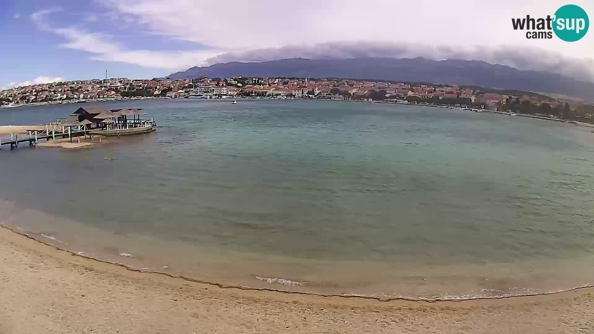 Novalja webcam – spiaggia cittadina