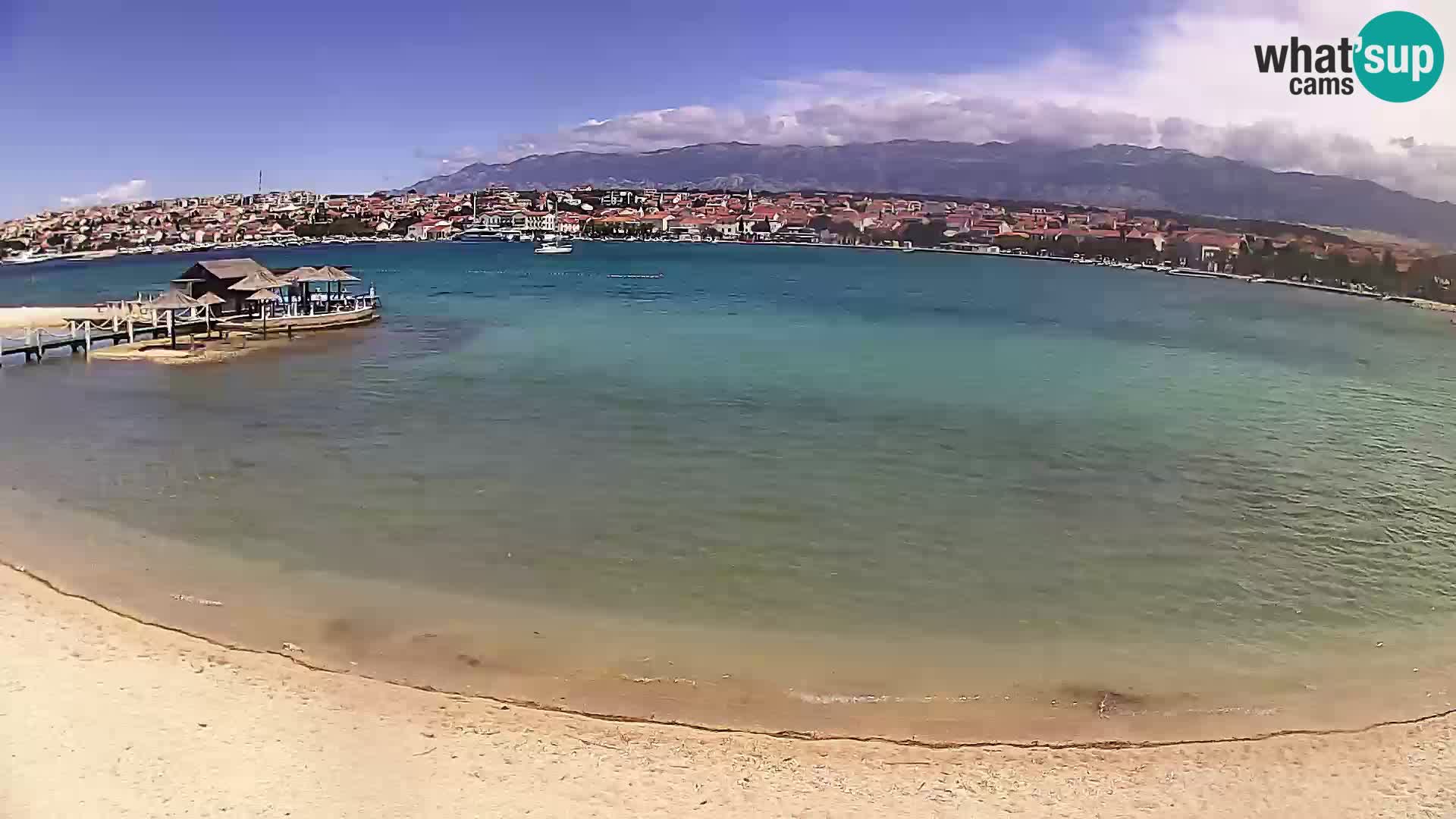 Live webcam Novalja – The Town beach
