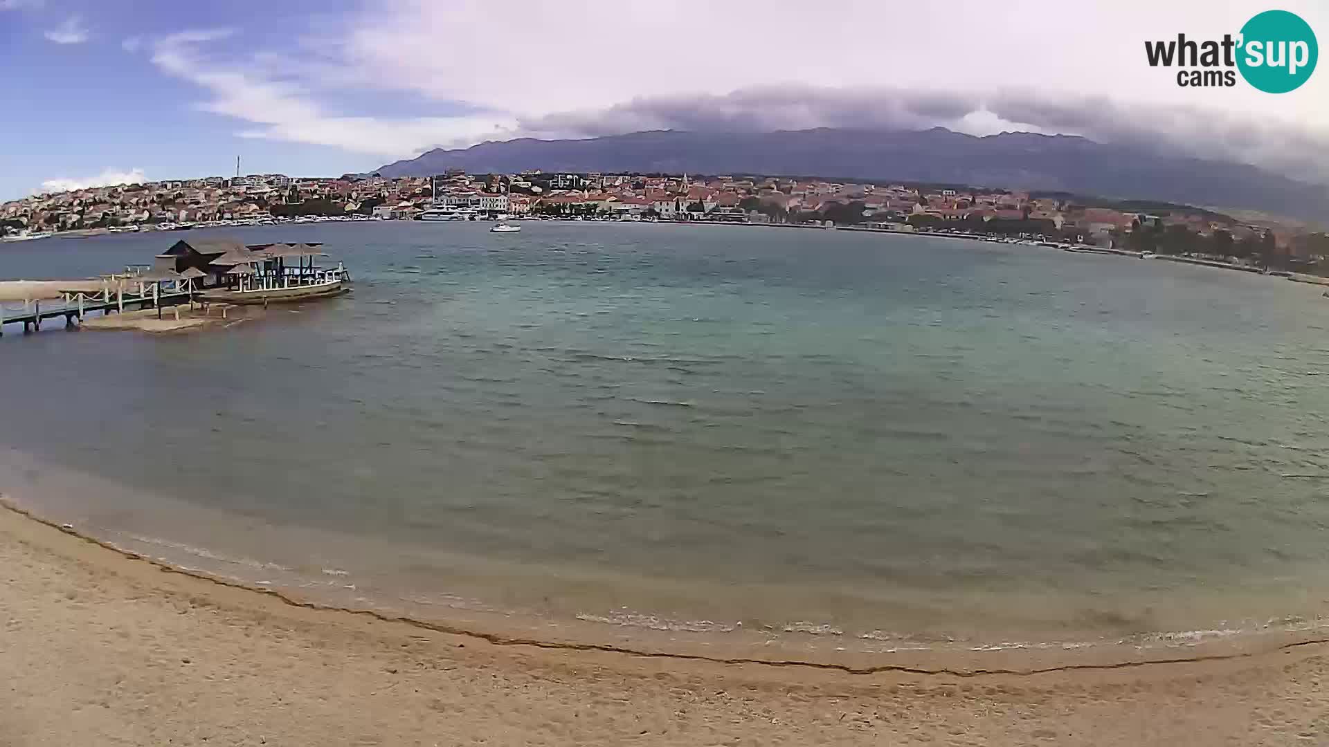 Novalja Kamera v živo – mestna plaža