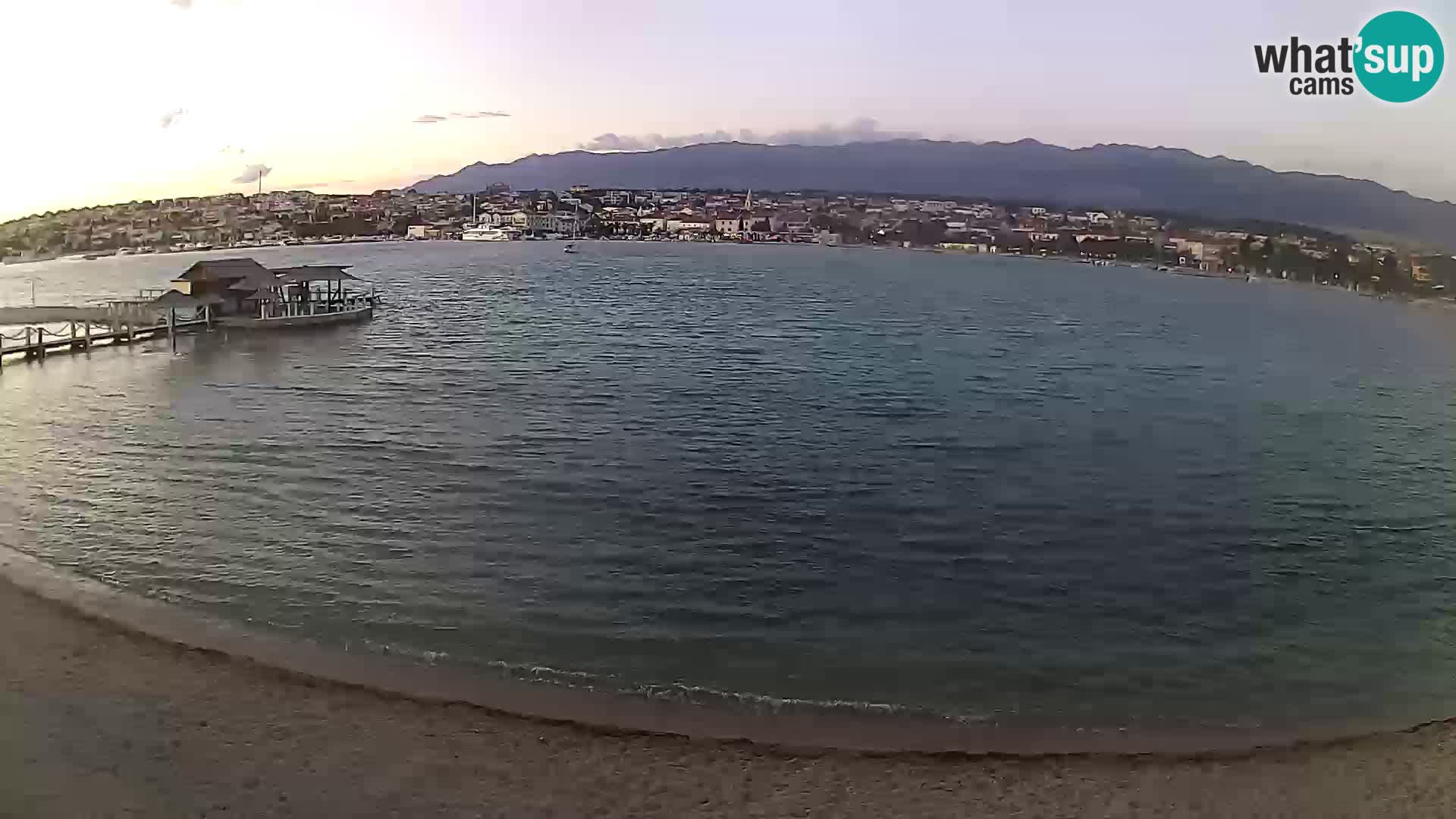 Live webcam Novalja – The Town beach