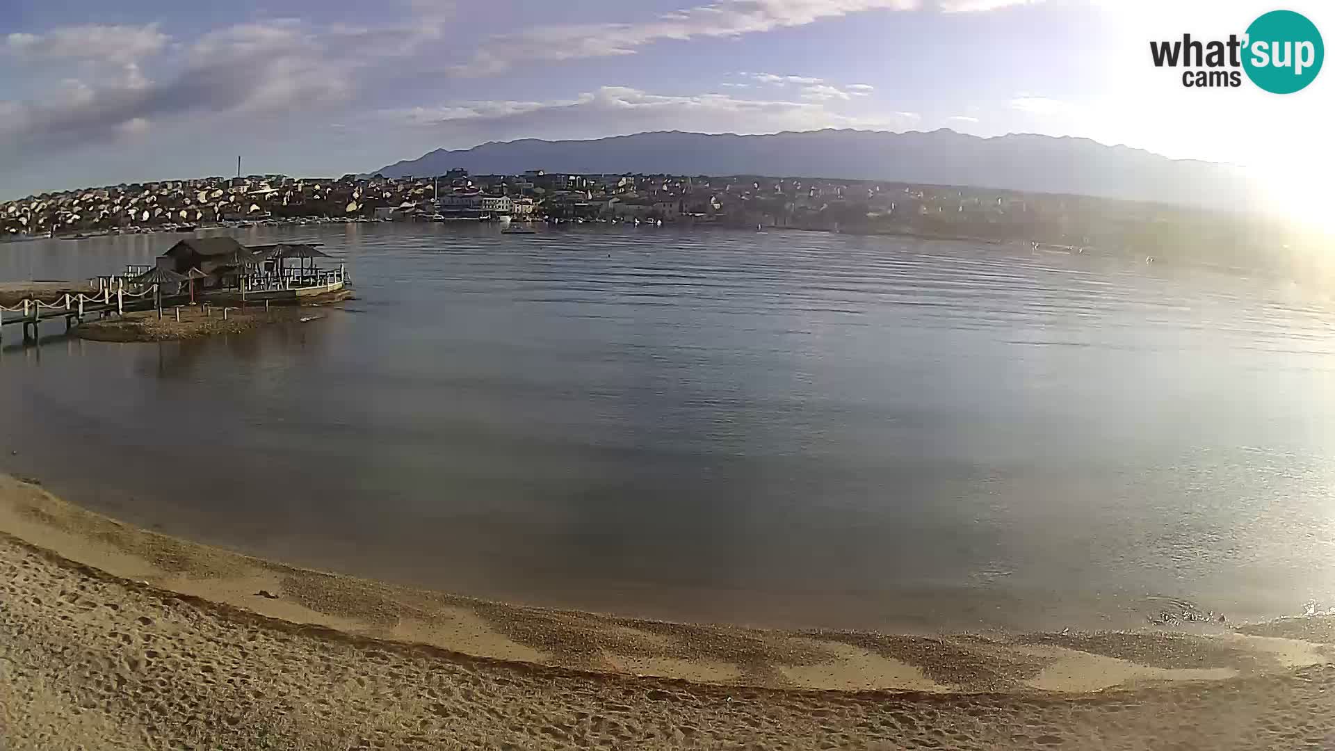 Novalja Kamera v živo – mestna plaža