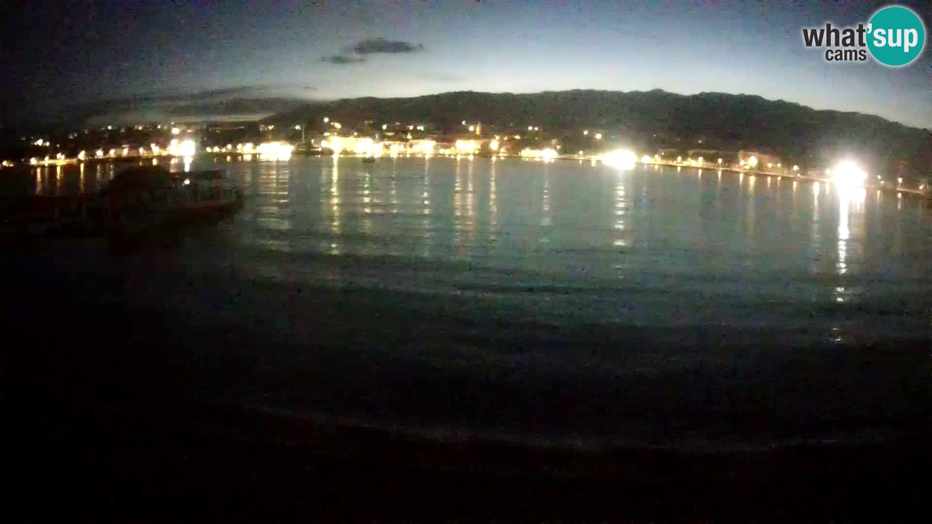 Novalja webcam – spiaggia cittadina
