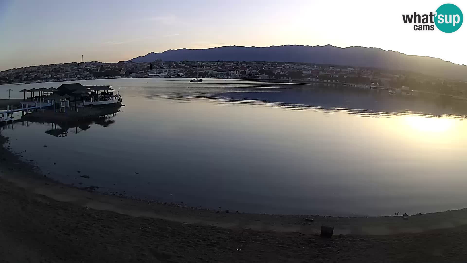 Novalja Kamera u živo – gradska plaža
