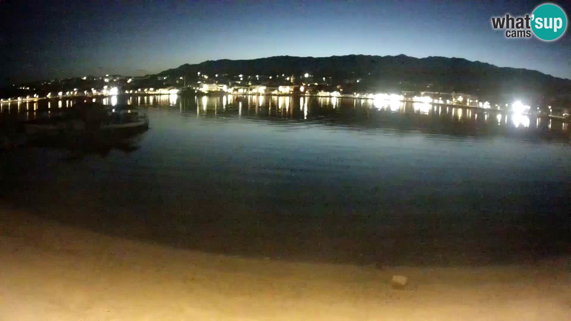 Live webcam Novalja – The Town beach