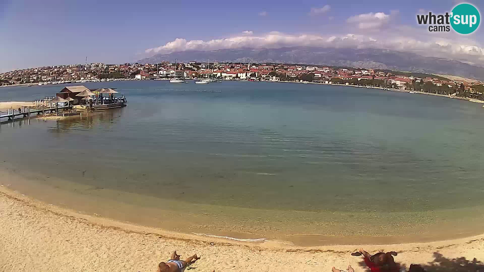 Novalja webcam – spiaggia cittadina
