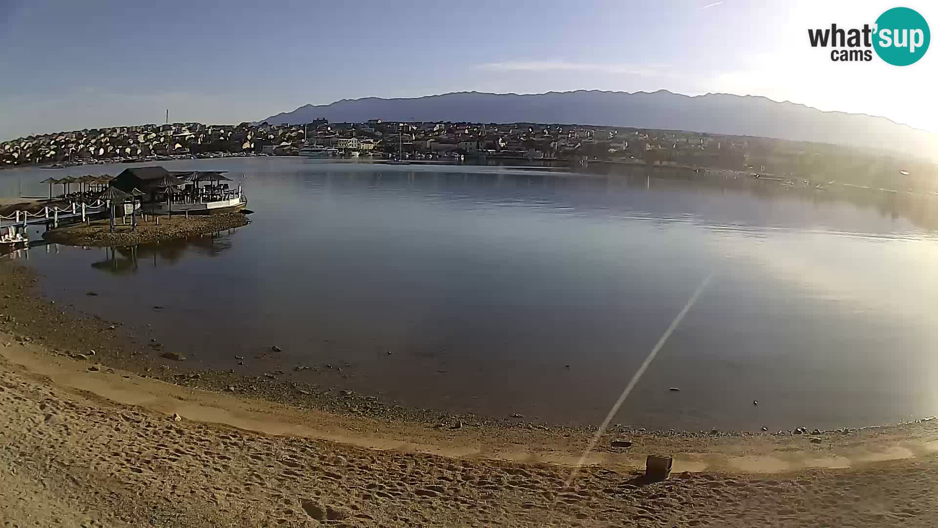Live webcam Novalja – The Town beach
