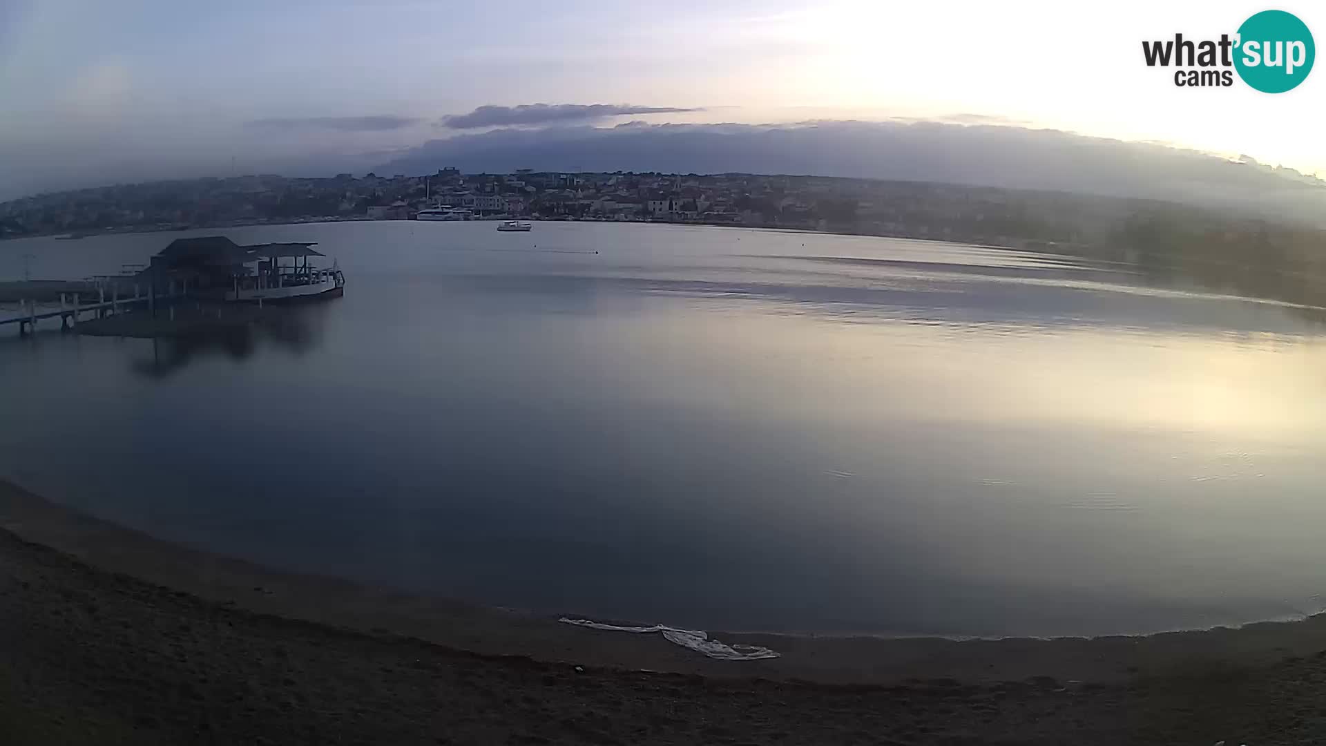 Novalja Kamera v živo – mestna plaža