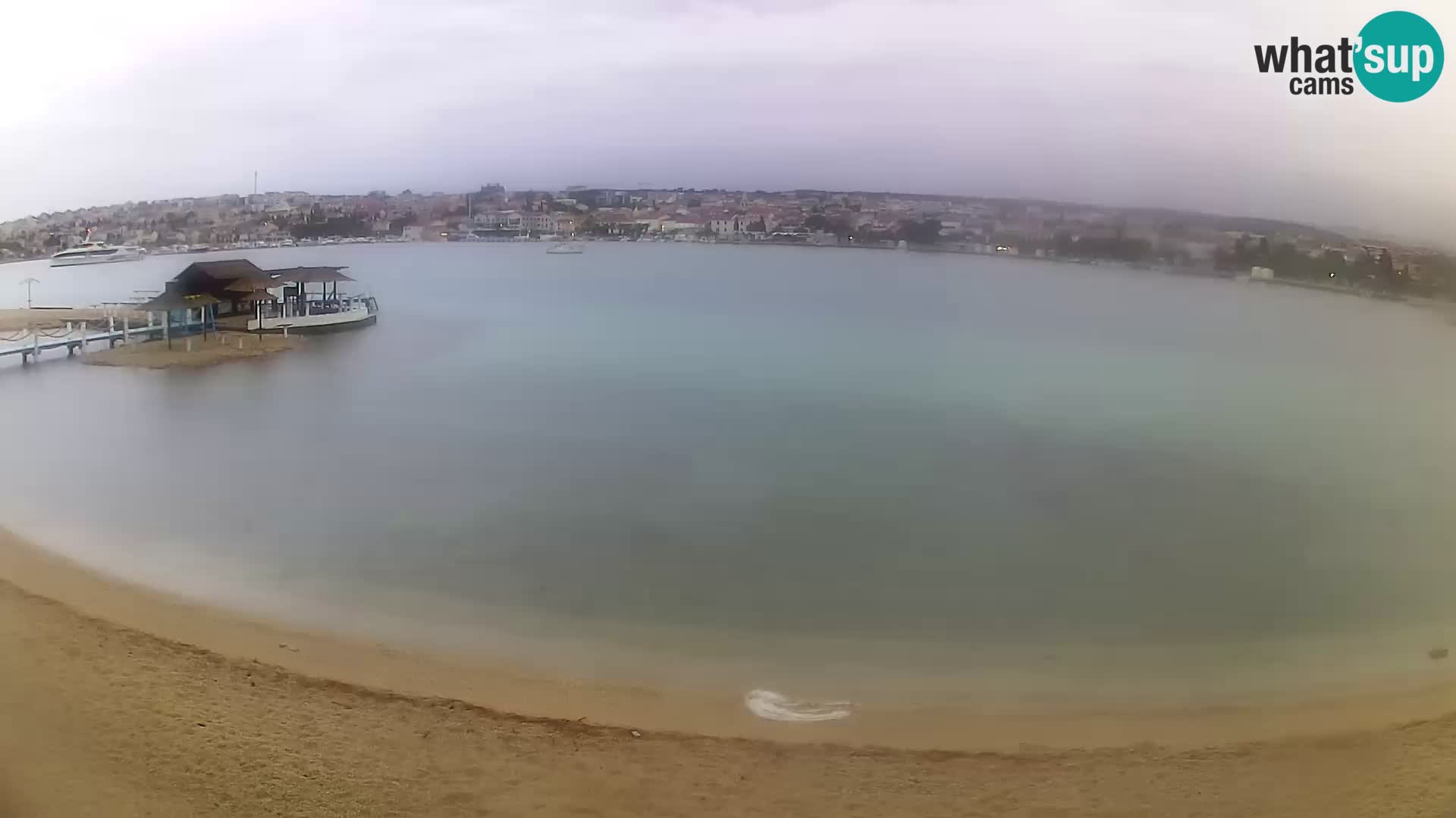 Novalja Kamera v živo – mestna plaža