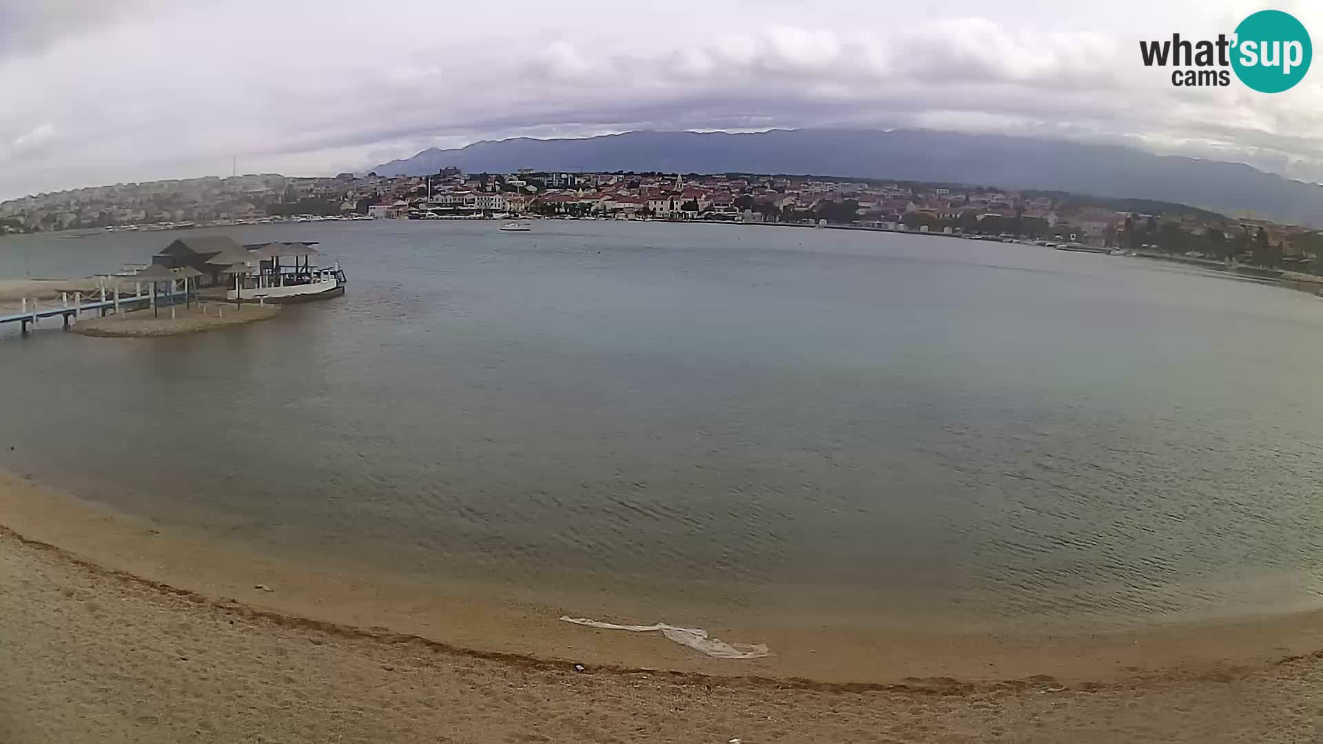 Live webcam Novalja – The Town beach
