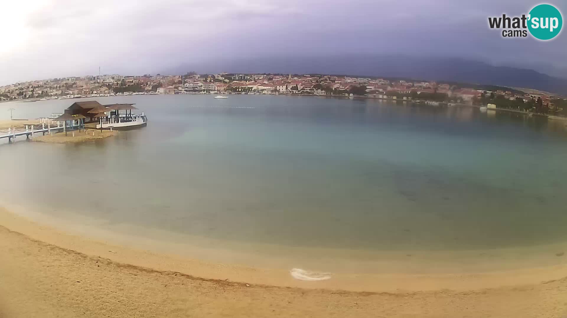 Novalja webcam – spiaggia cittadina