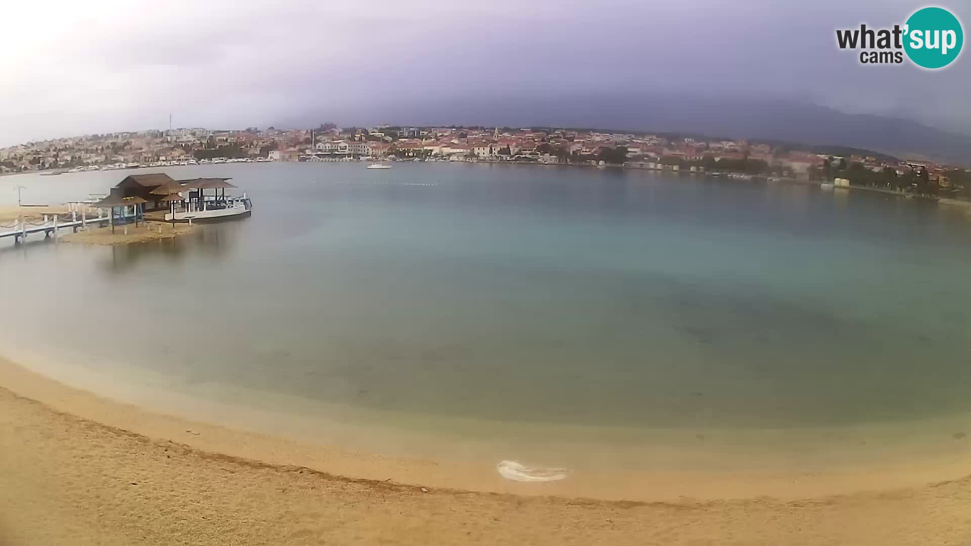 Novalja Kamera v živo – mestna plaža