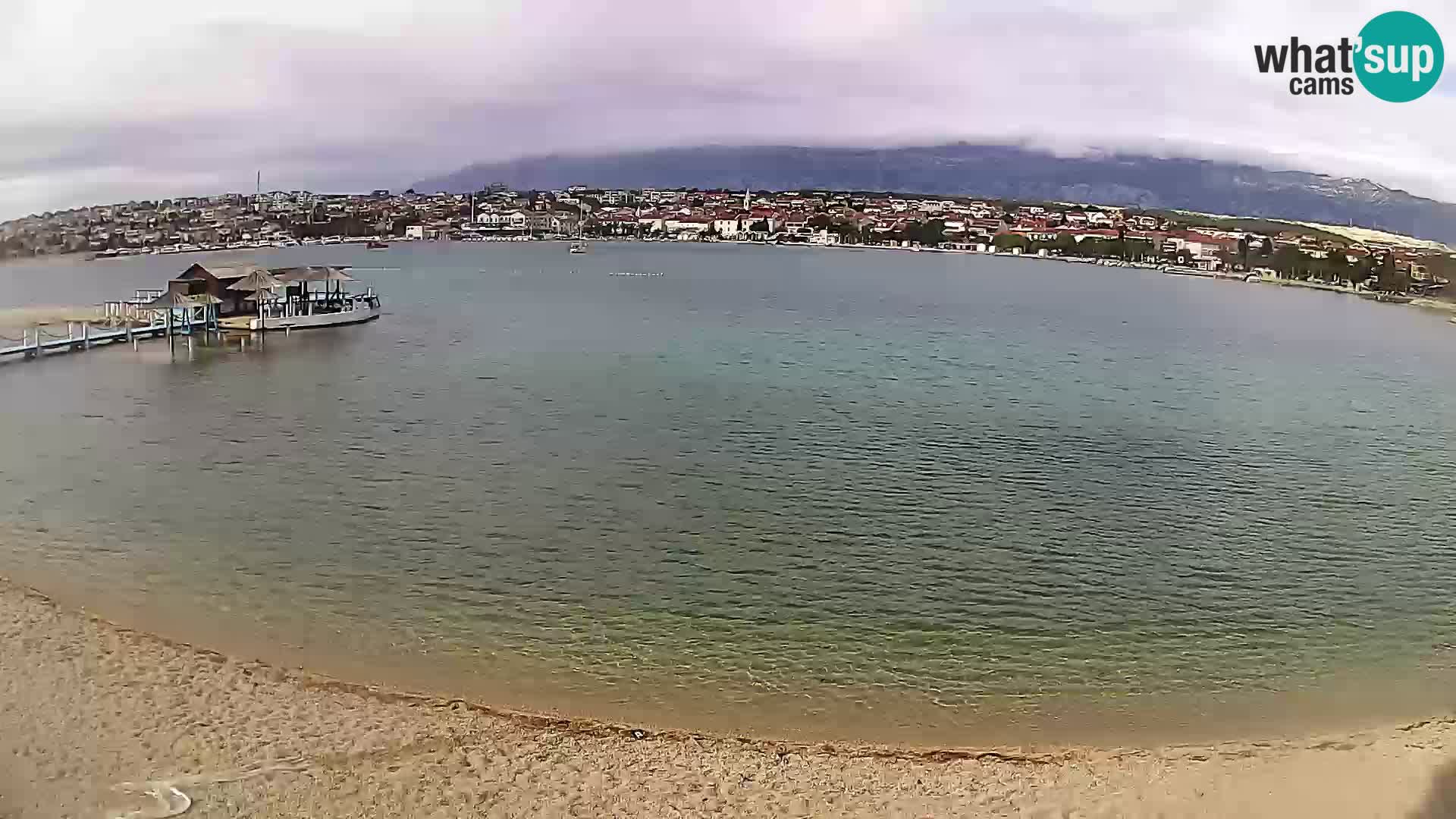 Novalja Kamera v živo – mestna plaža