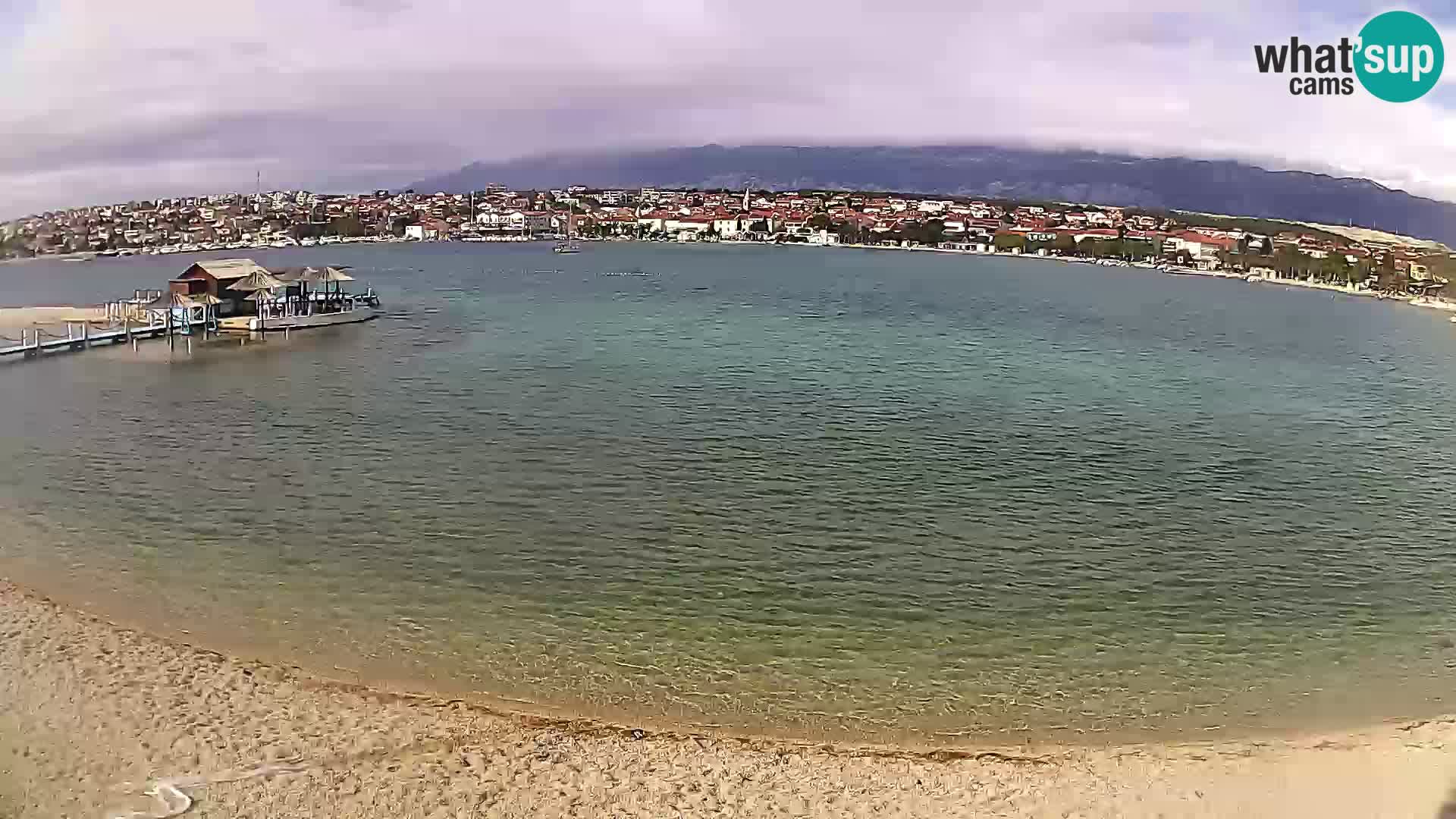 Novalja Kamera v živo – mestna plaža