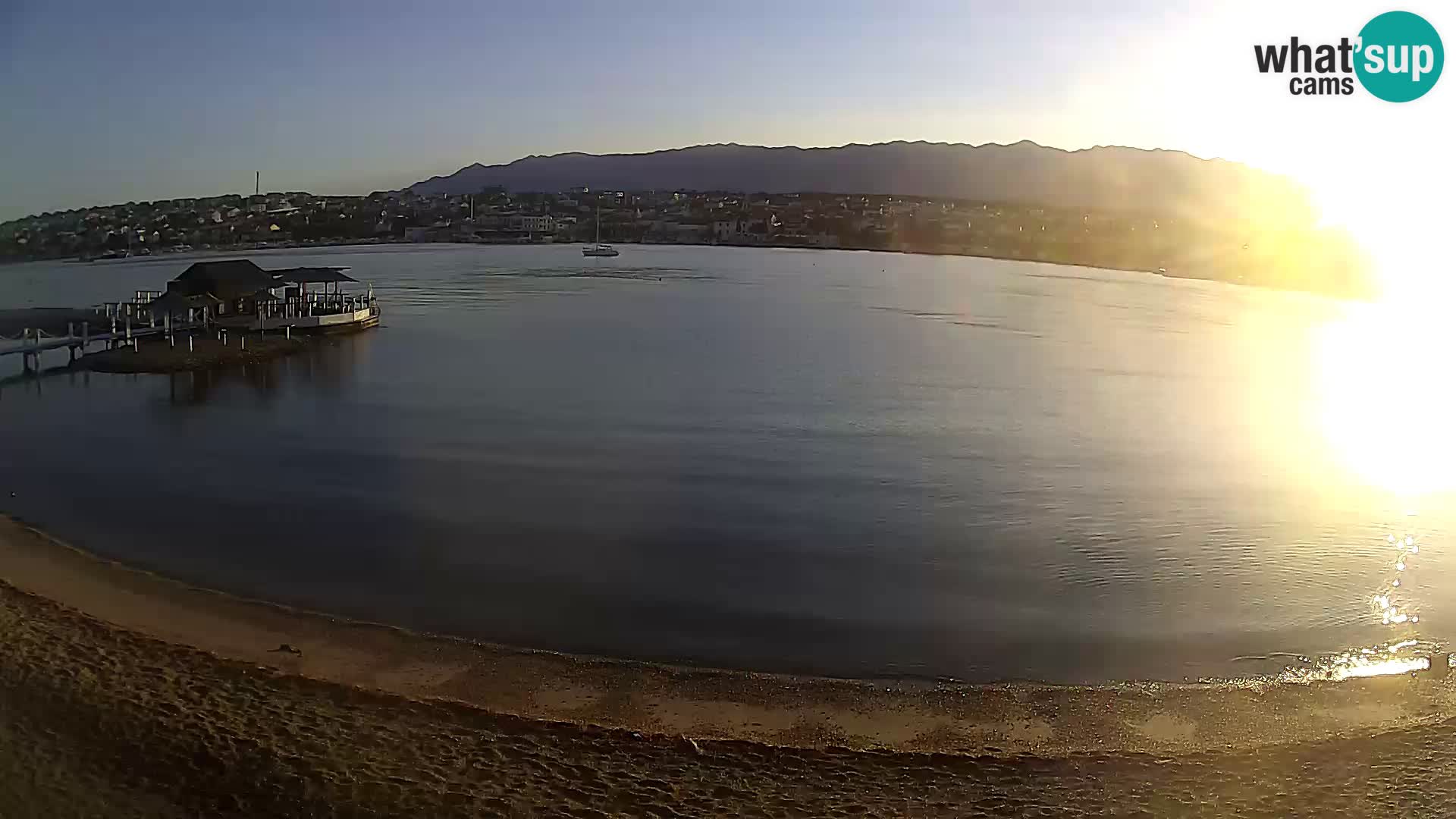 Webcam Novalja – Stadtstrand