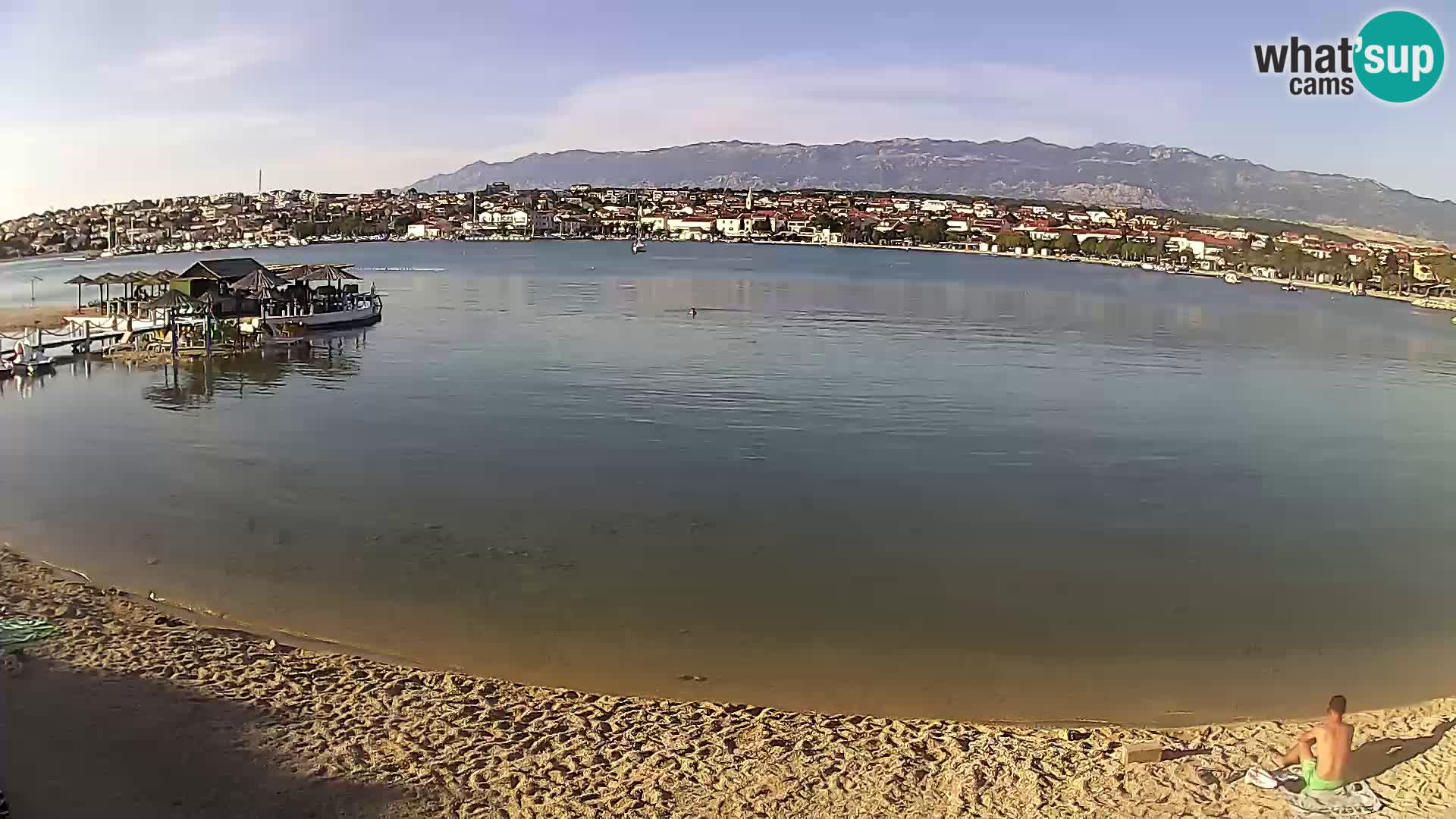 Live webcam Novalja – The Town beach