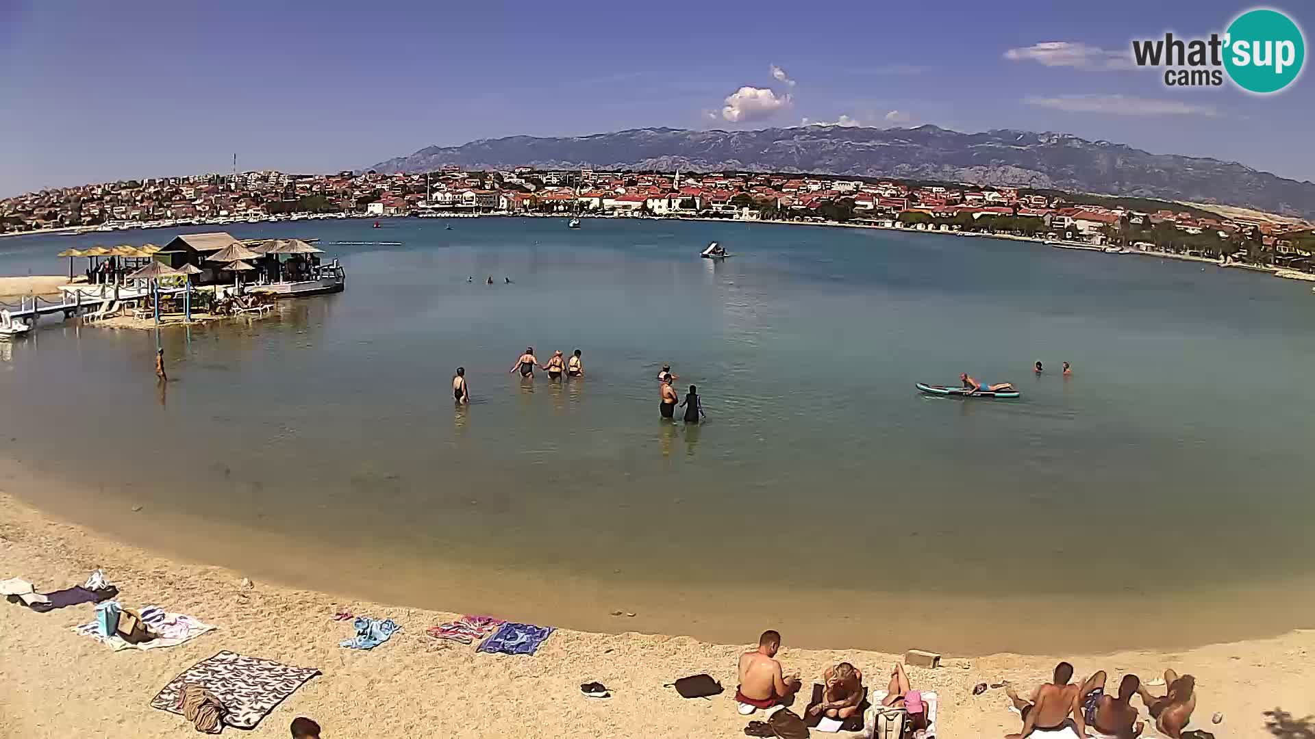 Novalja livecam – plage de la ville