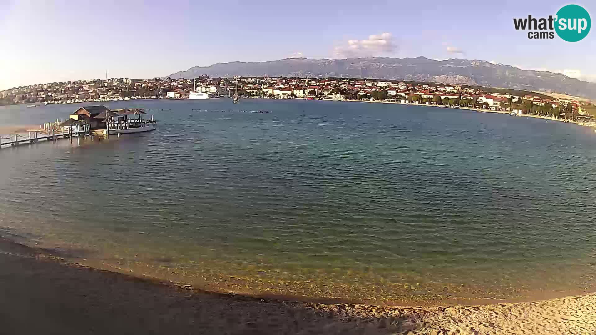 Novalja Kamera v živo – mestna plaža