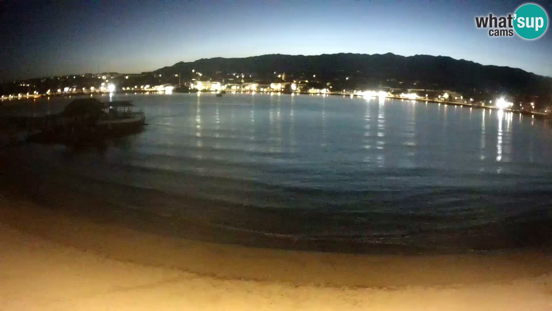 Live webcam Novalja – The Town beach