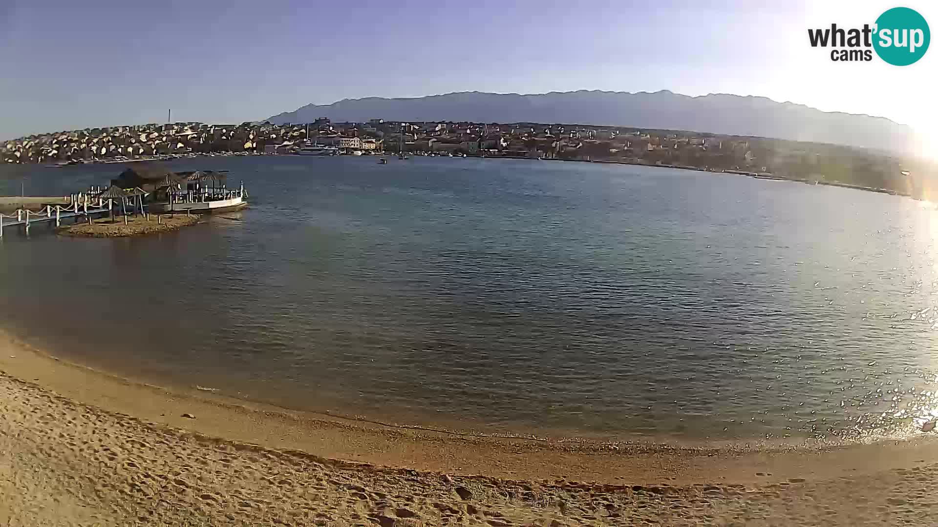 Novalja Kamera v živo – mestna plaža