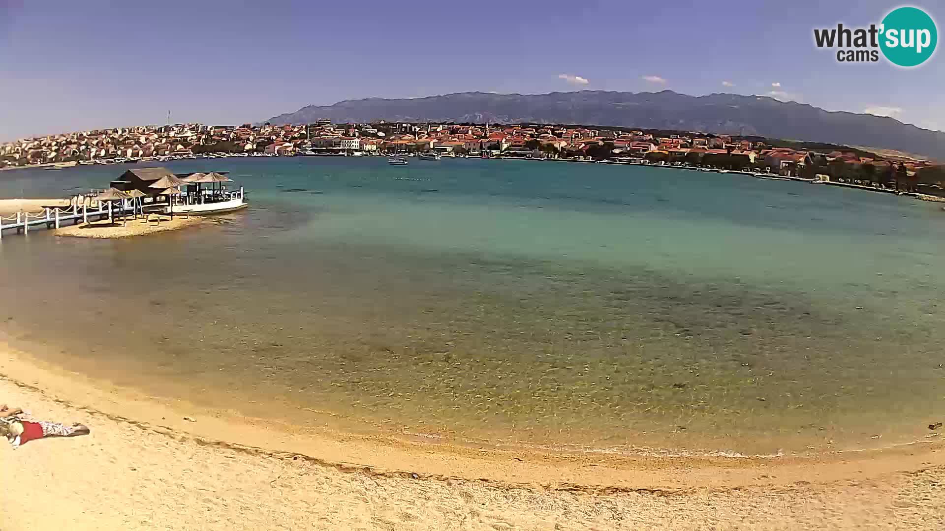 Novalja Kamera u živo – gradska plaža