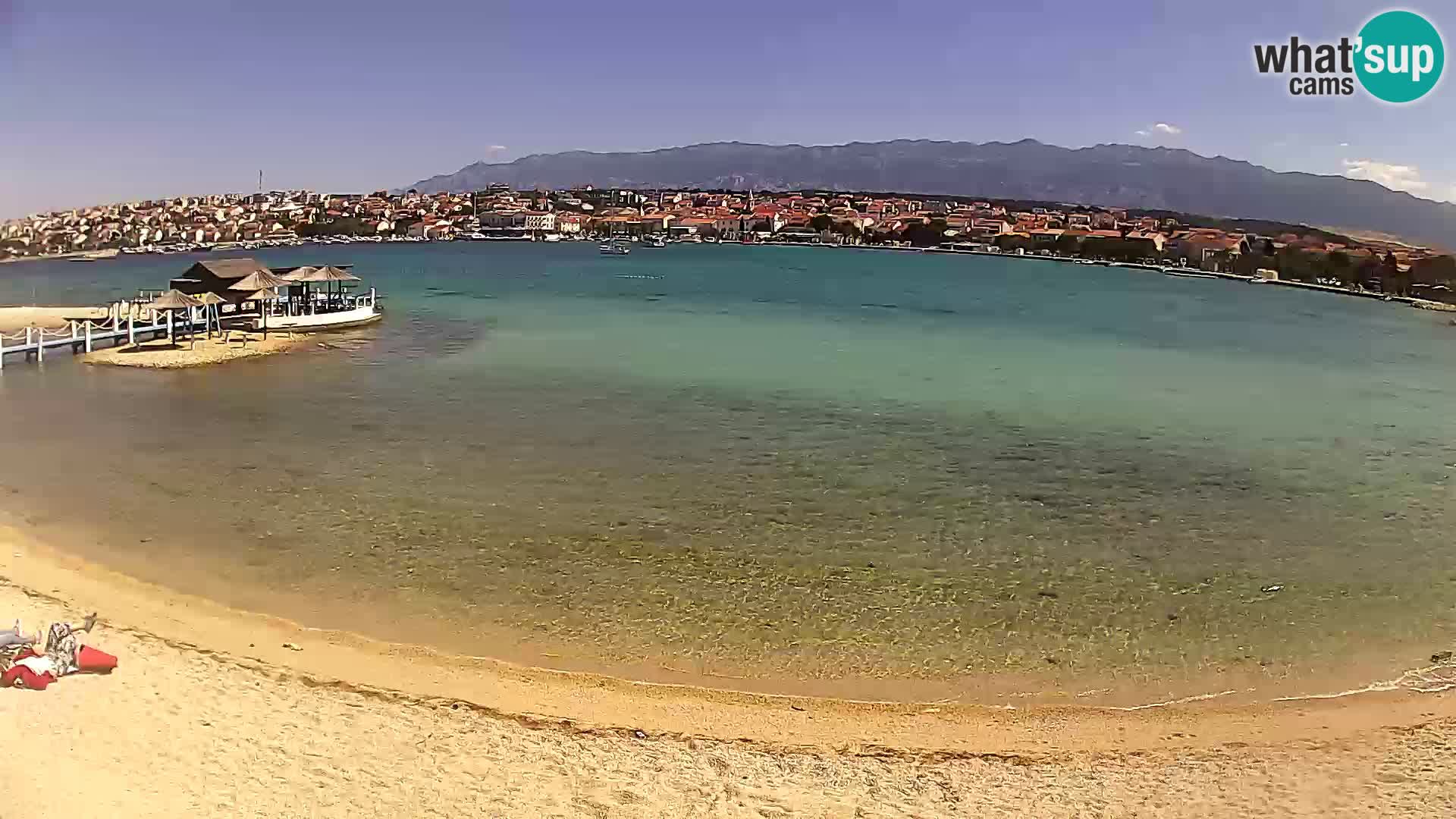 Novalja Kamera u živo – gradska plaža