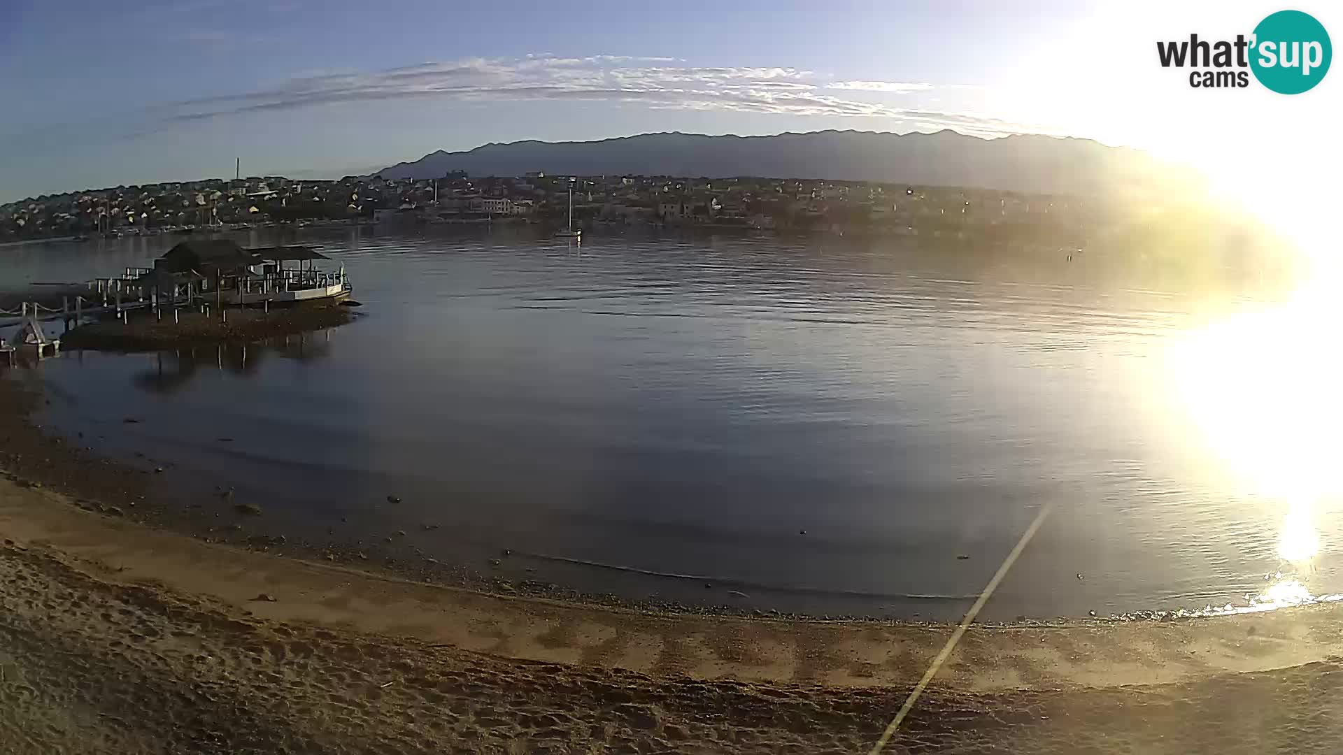 Novalja webcam – spiaggia cittadina