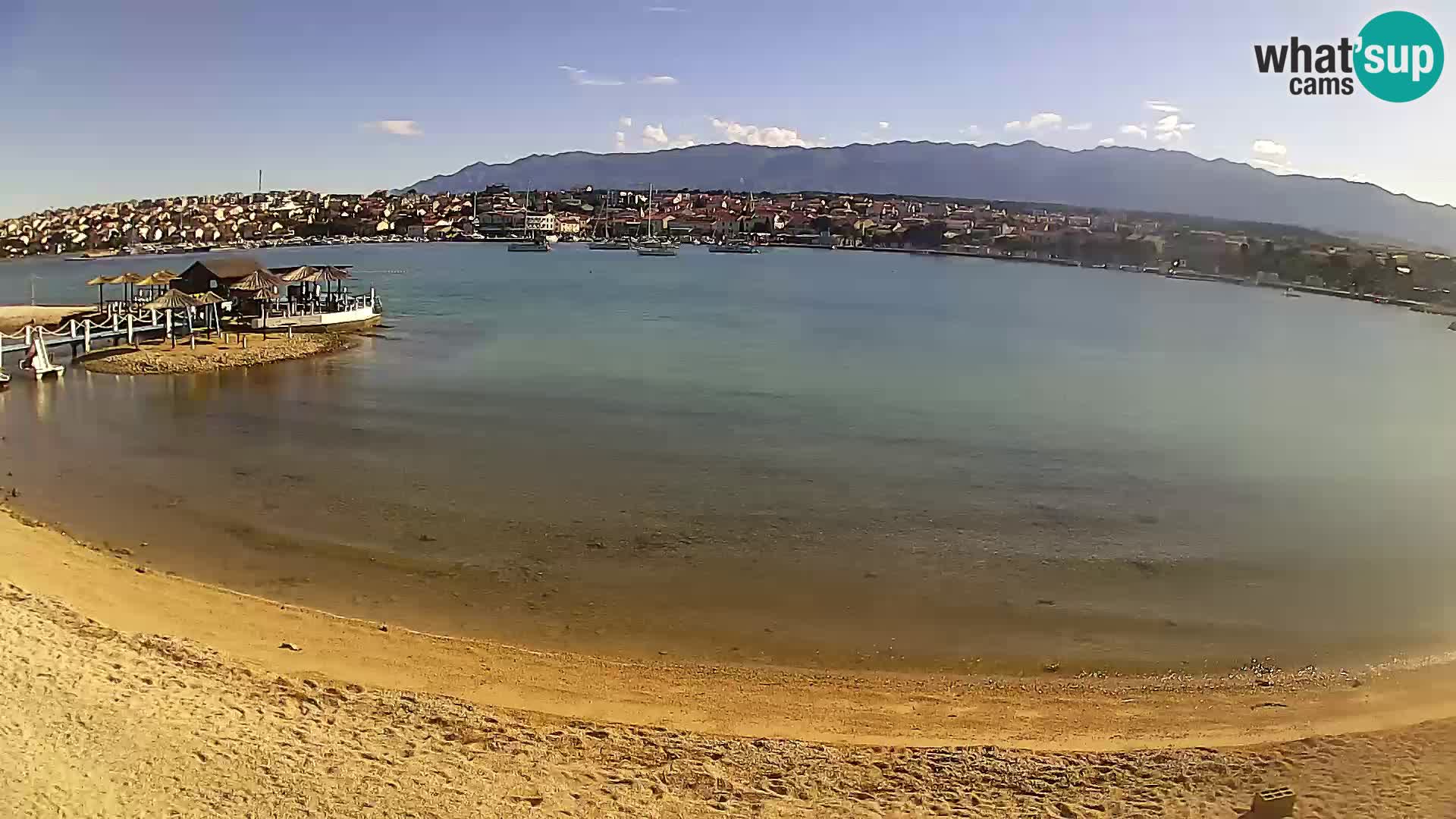 Novalja Kamera u živo – gradska plaža