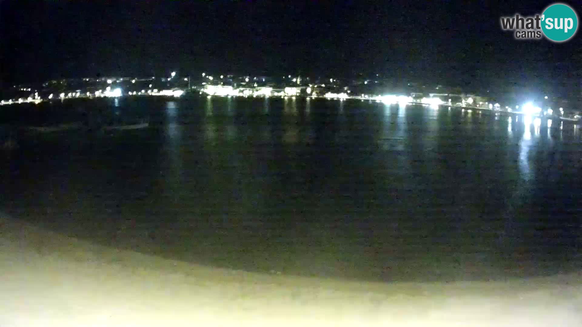Novalja livecam – plage de la ville