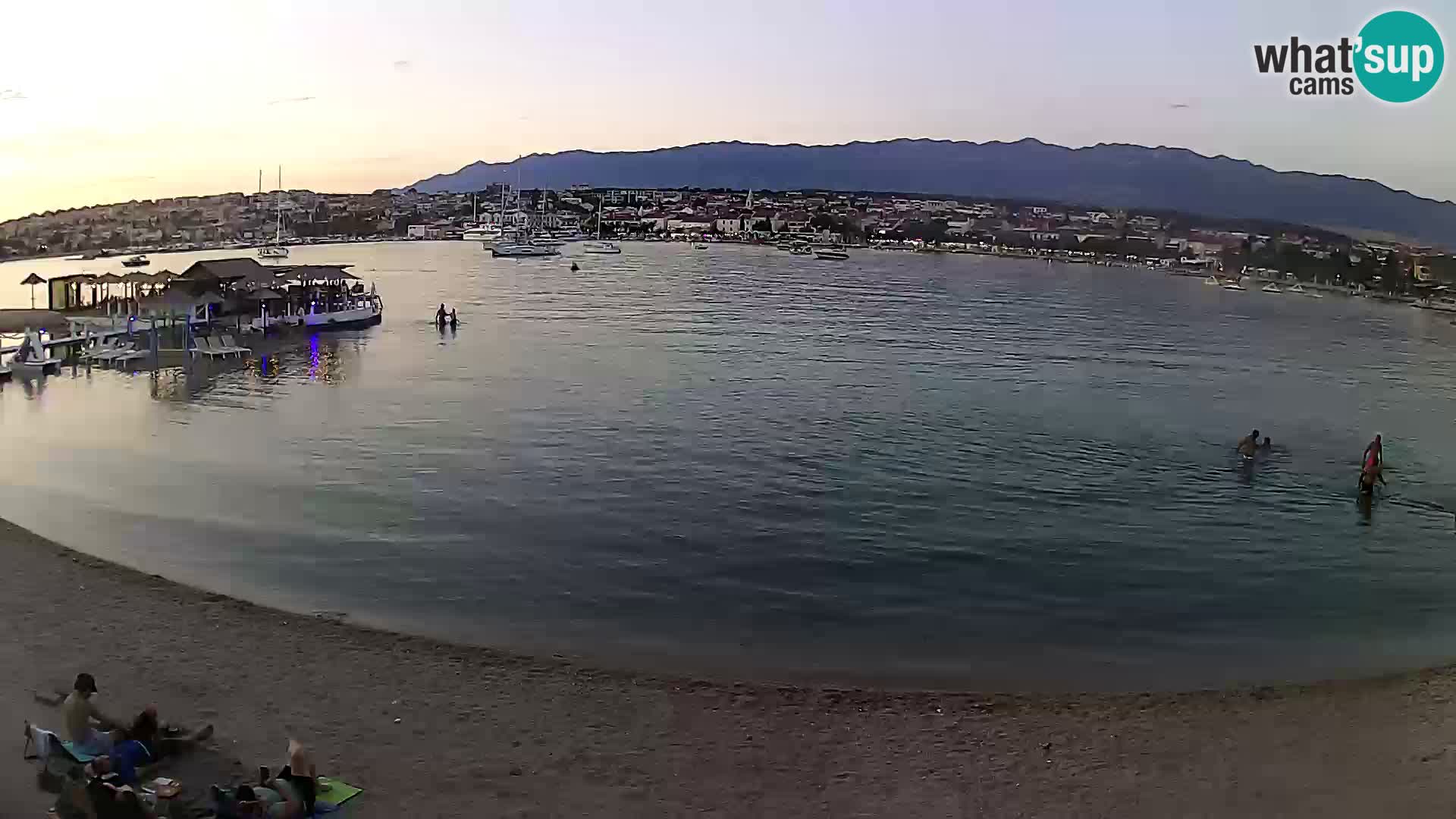 Novalja webcam – spiaggia cittadina
